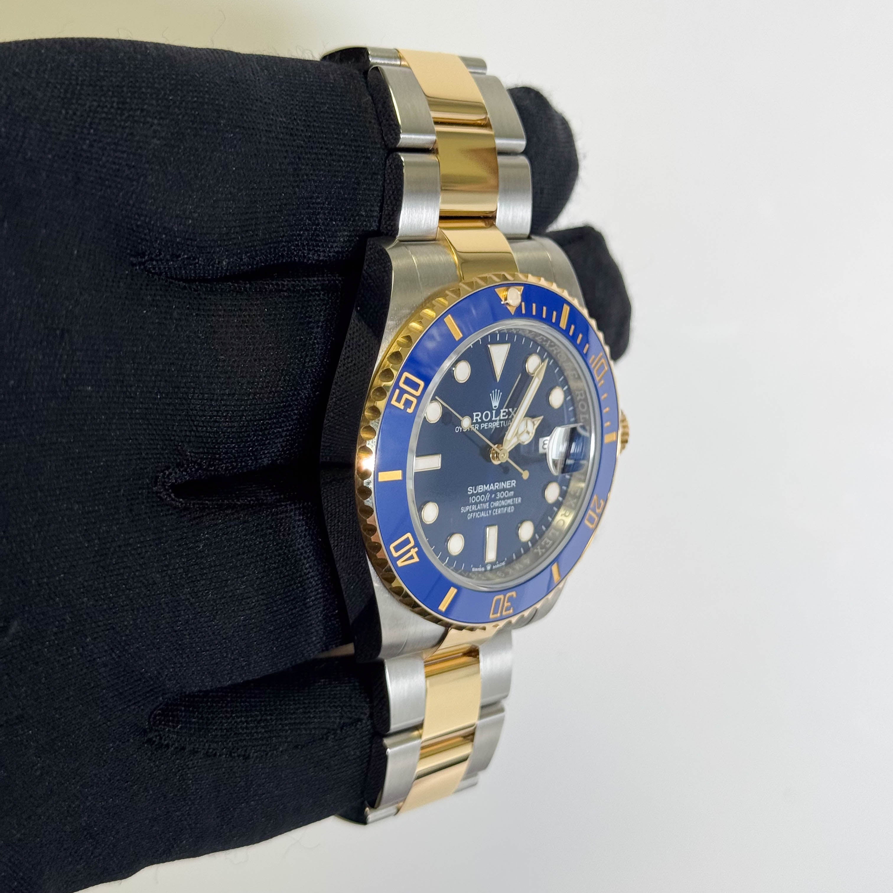 Rolex Submariner 41mm Blue Dot Dial Watch Ref# 126613LB