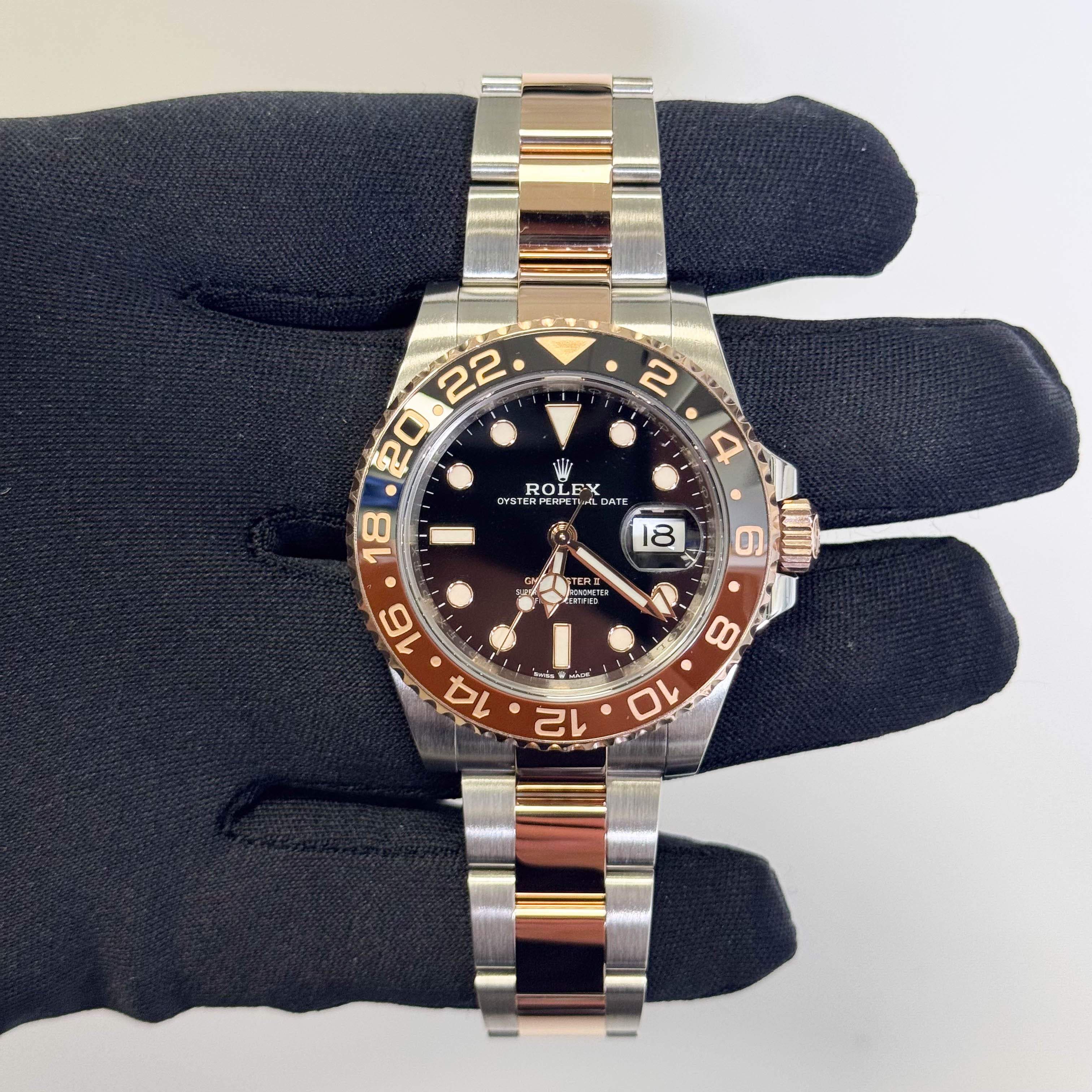 Rolex GMT-Master II 40mm Black Dial Watch Ref# 126711CHNR - Happy Jewelers Fine Jewelry Lifetime Warranty
