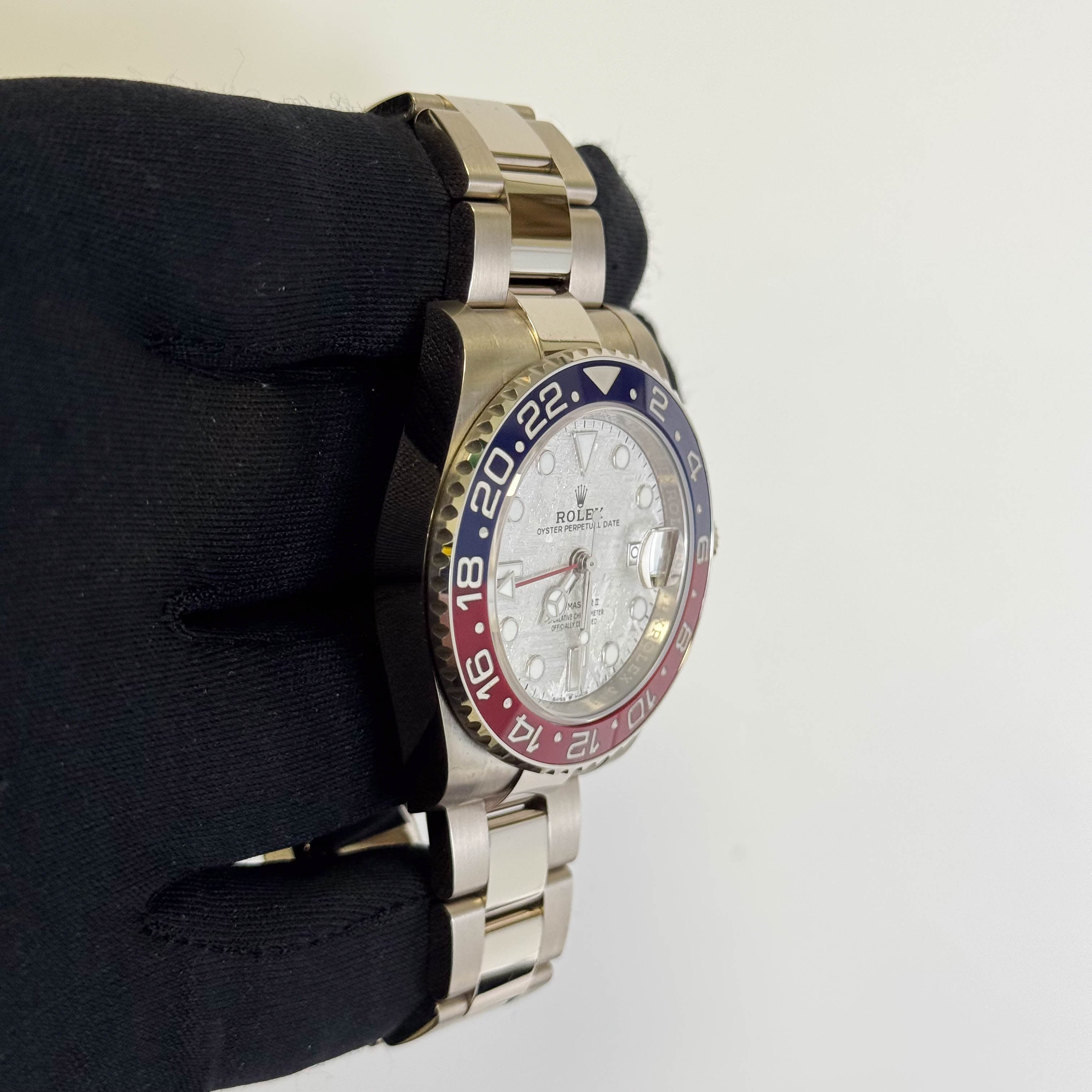 Rolex GMT-Master II 40mm Meteorite Dial Watch Ref# 126719BLRO