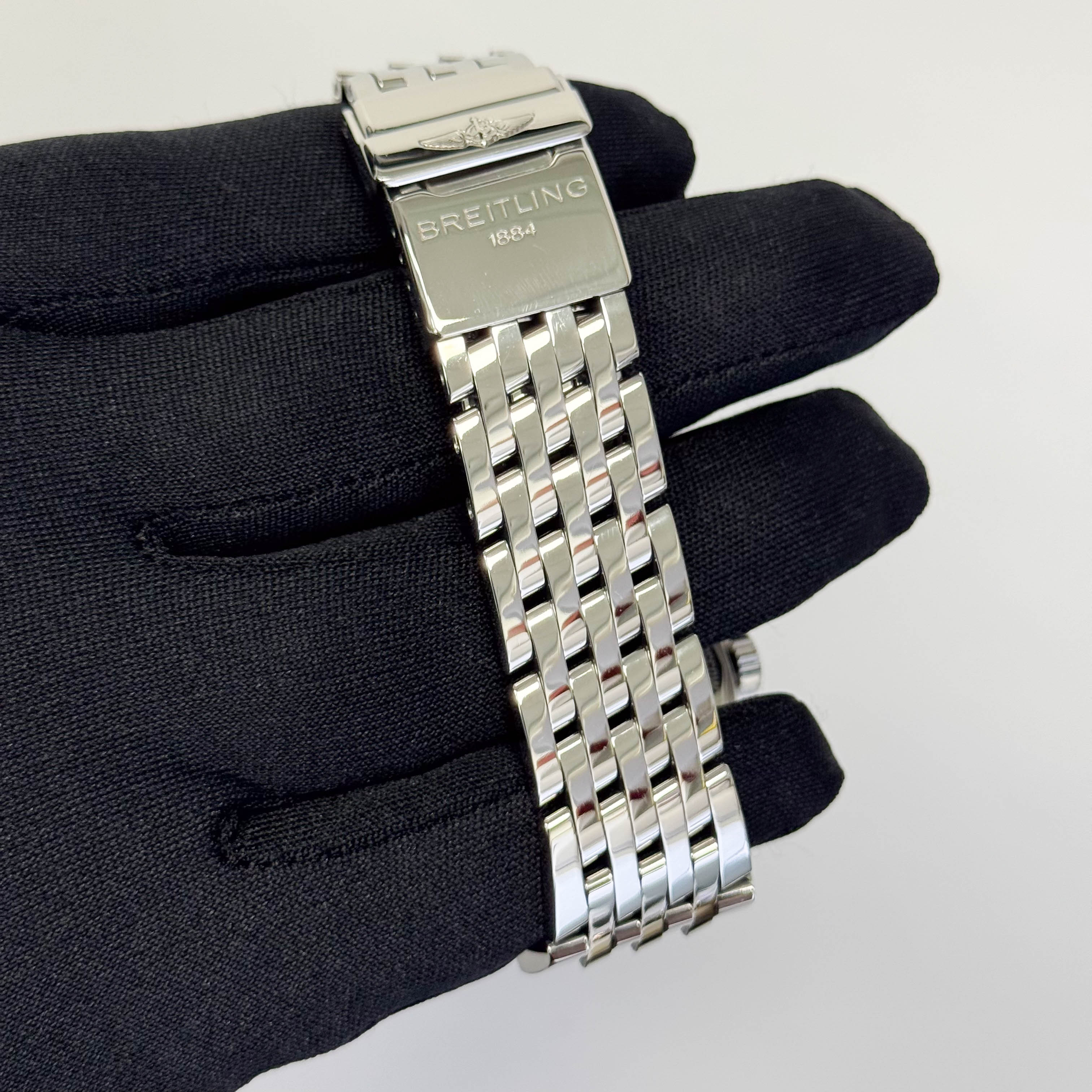 Breitling Montbrillant 43mm Brown/Silver Dial Watch Ref# A21330 - Happy Jewelers Fine Jewelry Lifetime Warranty