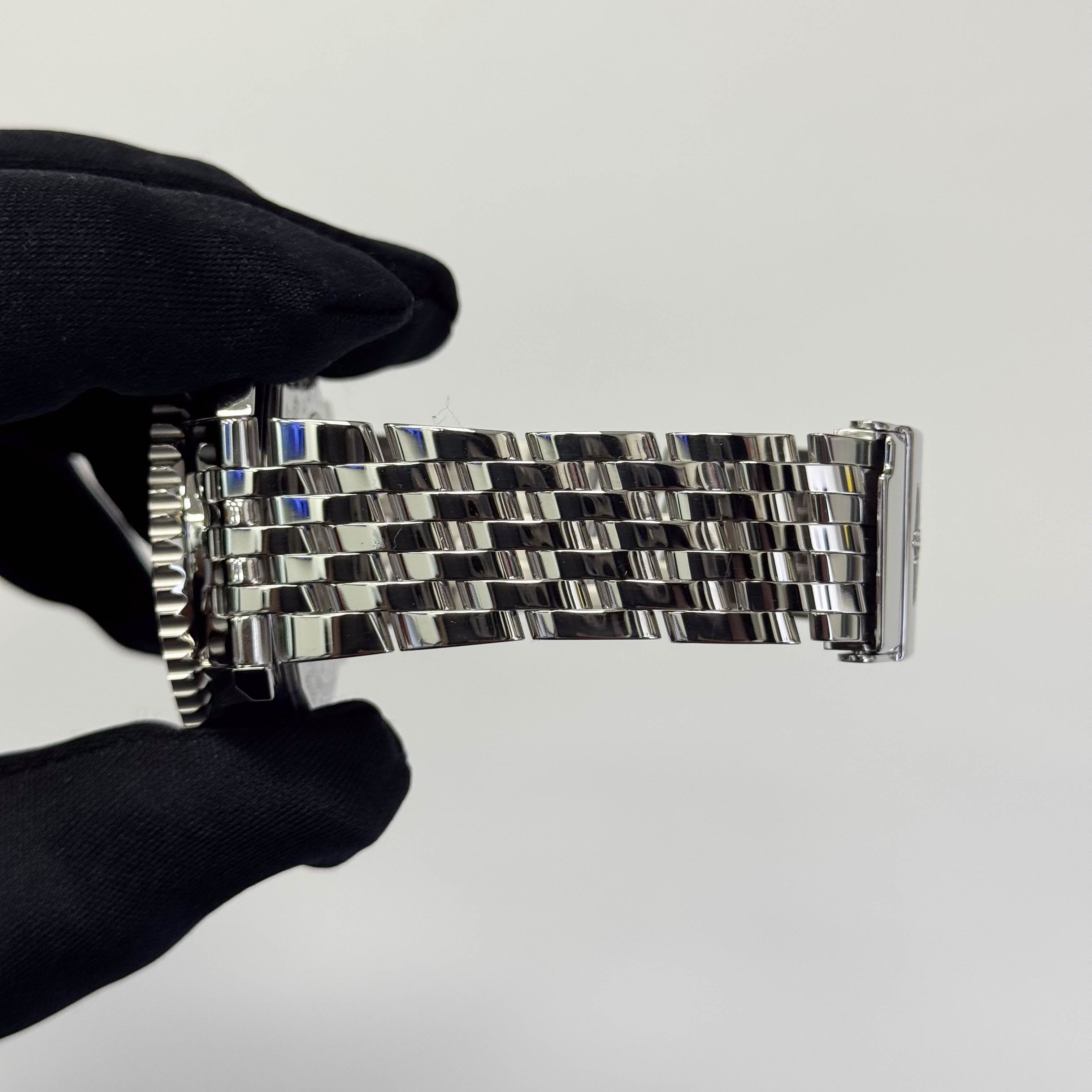 Breitling Montbrillant 43mm Brown/Silver Dial Watch Ref# A21330 - Happy Jewelers Fine Jewelry Lifetime Warranty