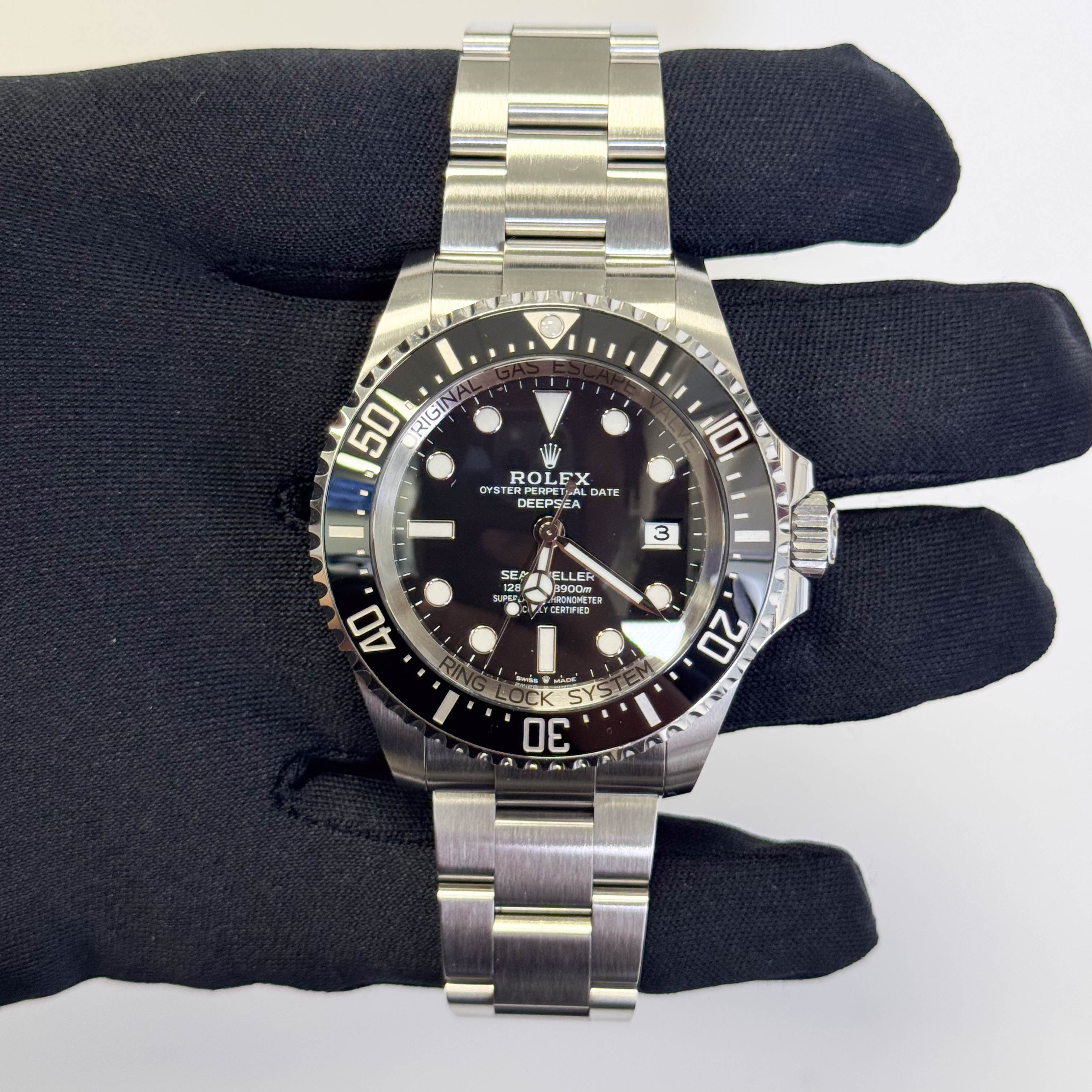 Rolex Sea-Dweller 44mm Black Dial Watch Ref# 136660 - Happy Jewelers Fine Jewelry Lifetime Warranty
