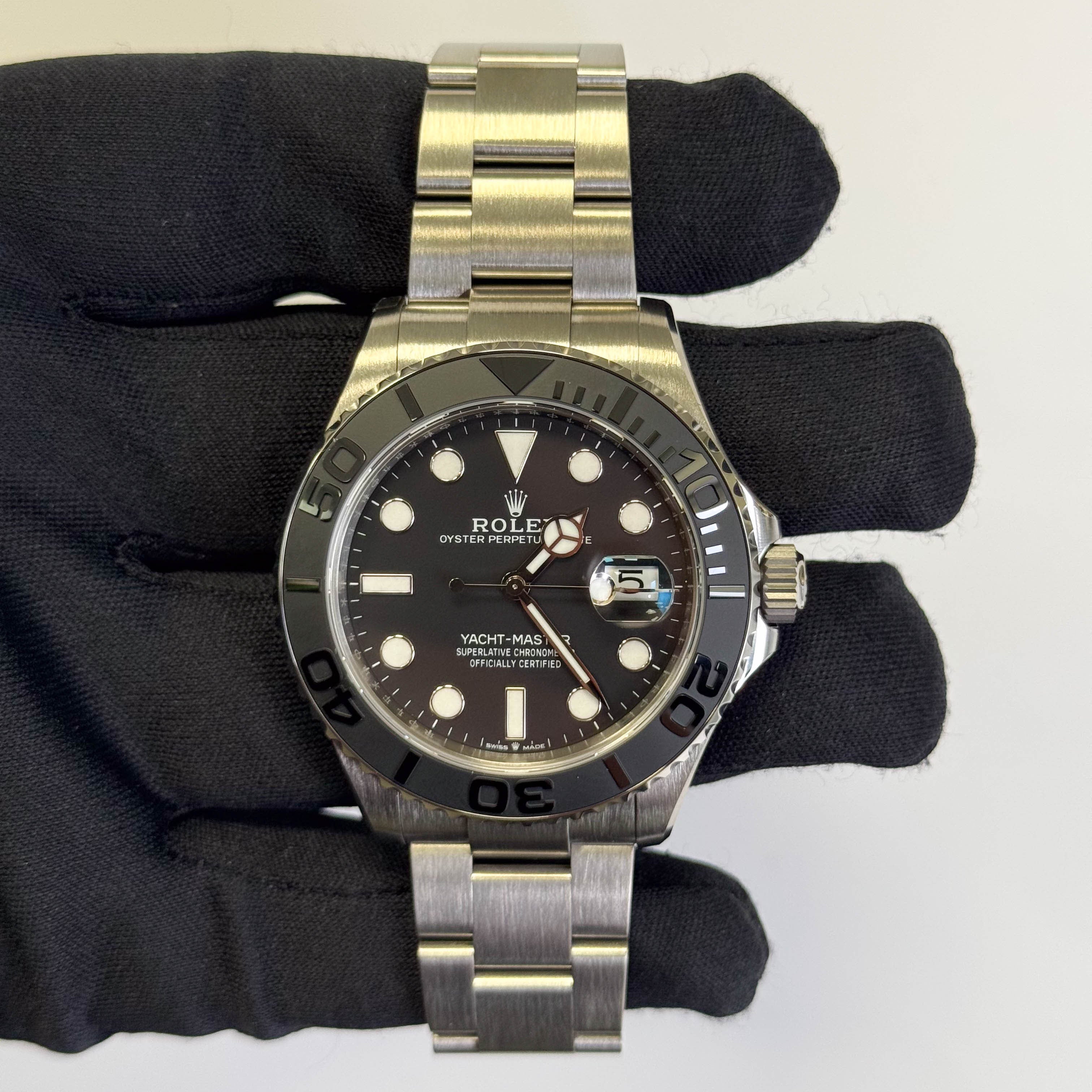 Rolex Yacht-Master 42mm Black Dial Watch Ref# 226627