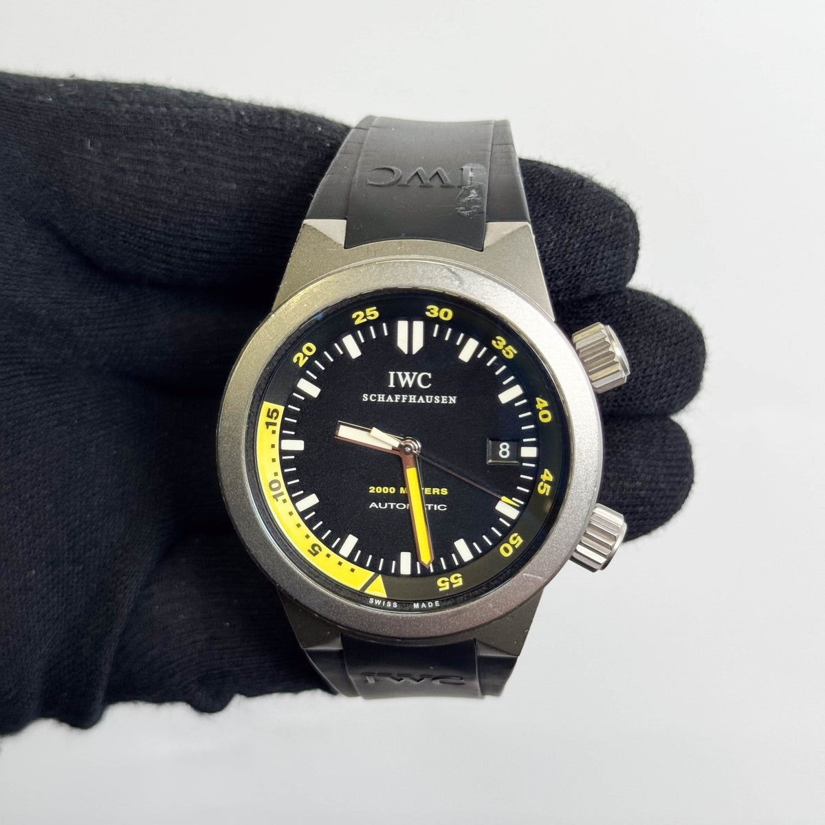 IWC Aquatimer 2000 42mm Black Dial Watch Ref# IW353804
