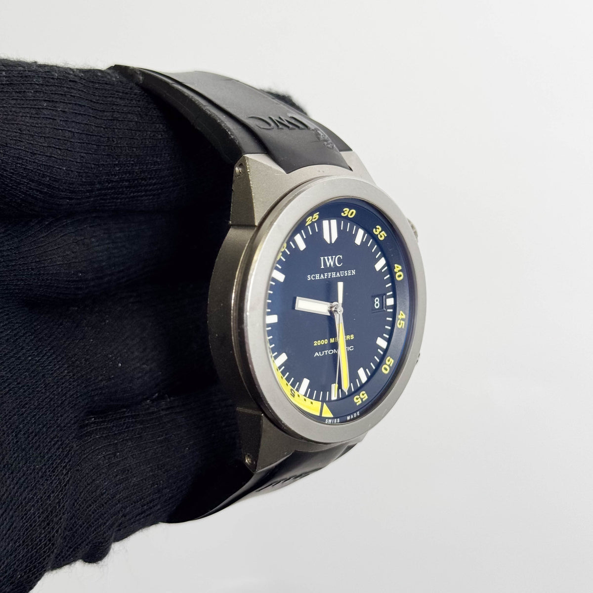 IWC Aquatimer 2000 42mm Black Dial Watch Ref# IW353804