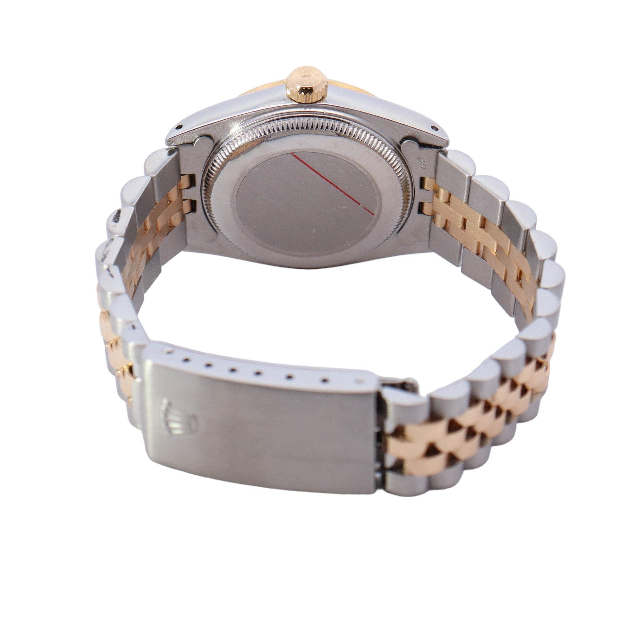 Rolex Datejust Two Tone Yellow Gold & Steel 31mm Ivory Arabic Jubilee Dial Watch Reference #: 68273 - Happy Jewelers Fine Jewelry Lifetime Warranty