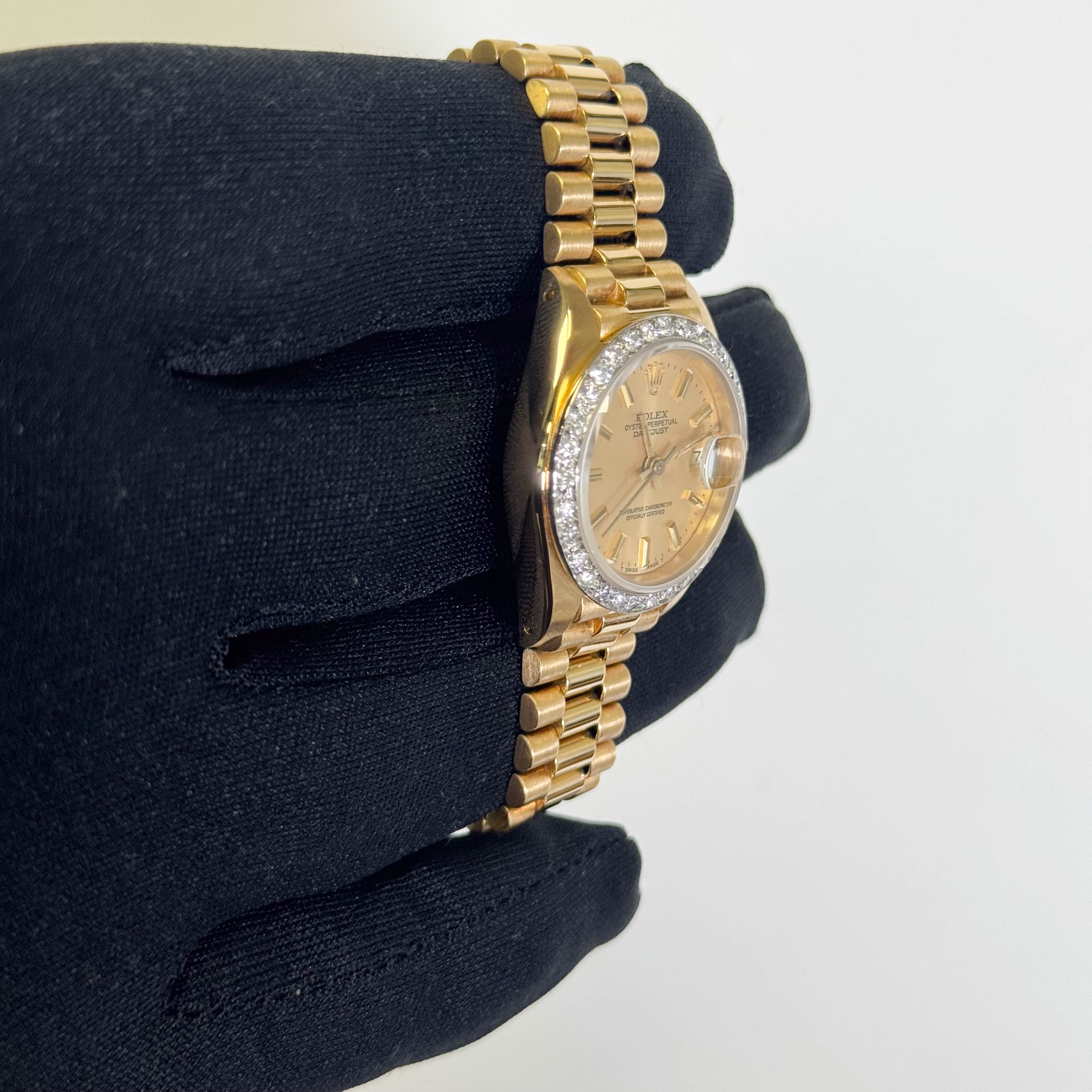 Rolex Datejust 26mm Champagne Dial Watch Ref# 6917 - Happy Jewelers Fine Jewelry Lifetime Warranty