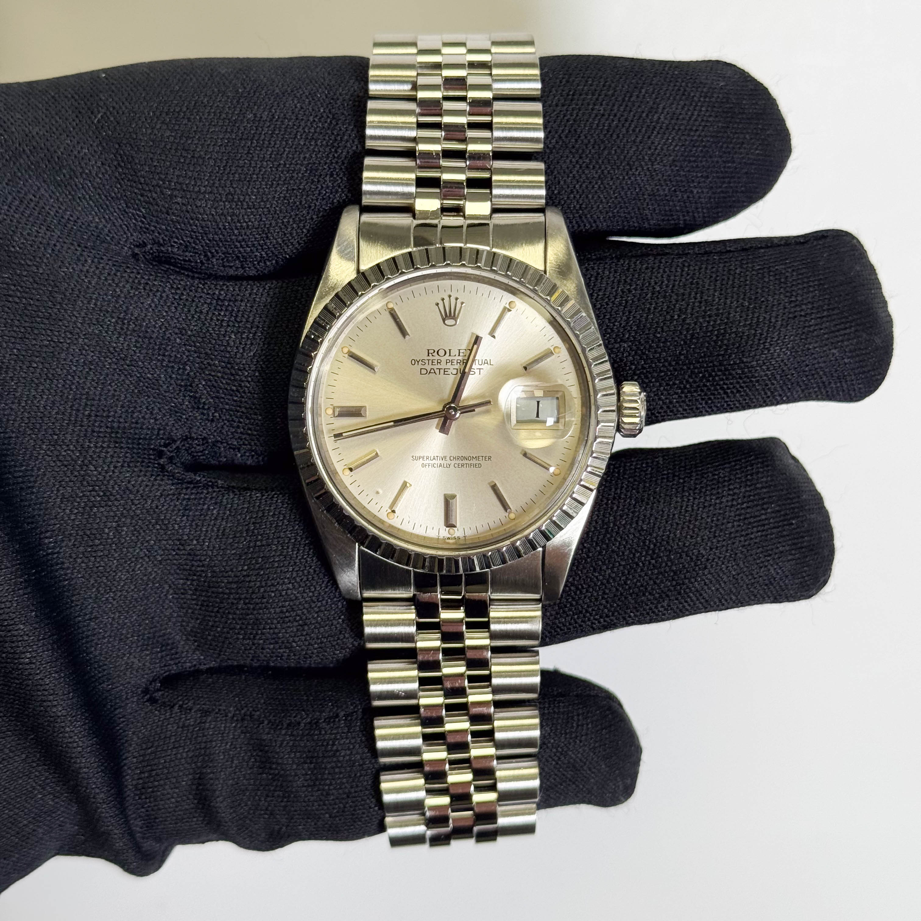 Rolex Datejust 36mm Silver Dial Watch Ref# 16030 - Happy Jewelers Fine Jewelry Lifetime Warranty