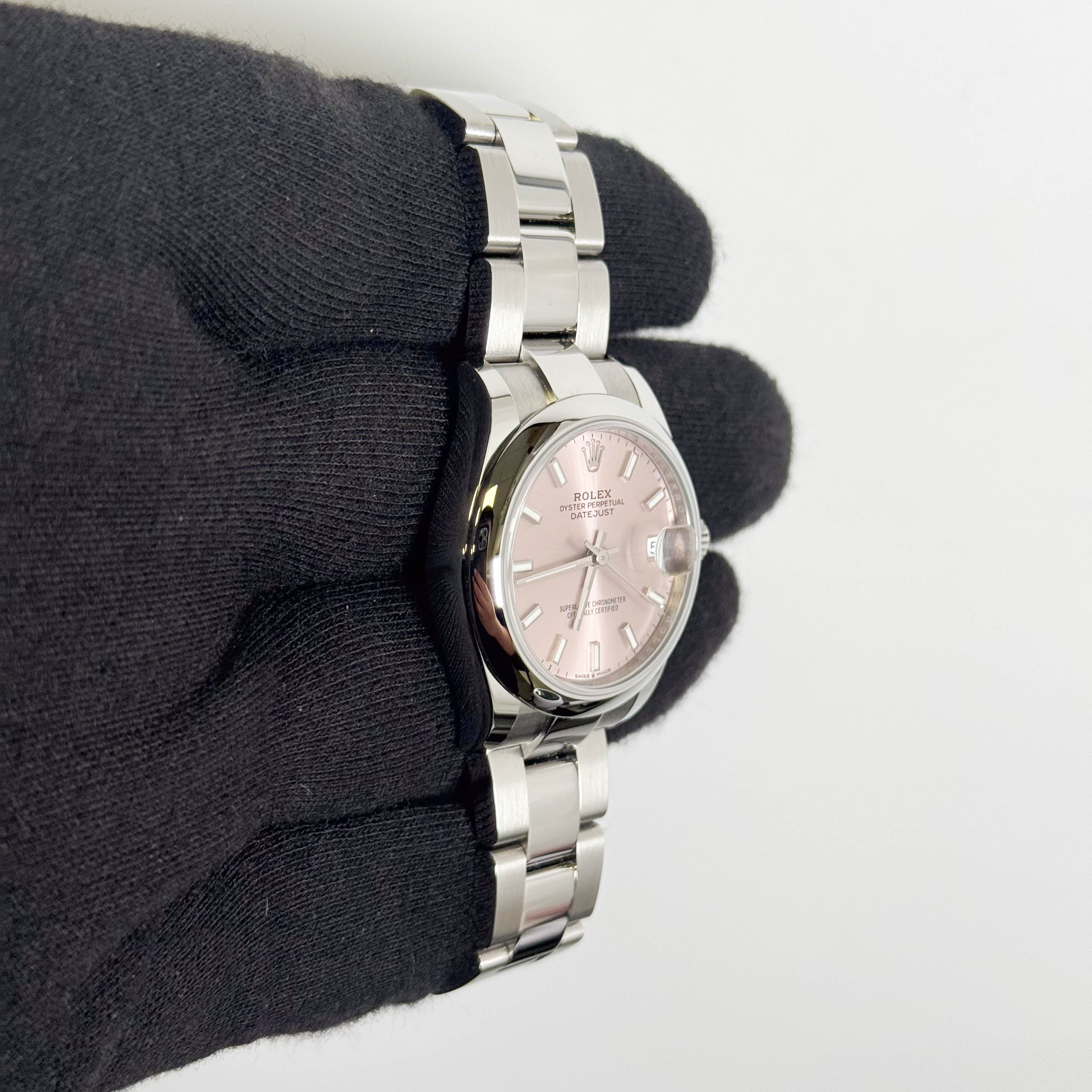 Rolex Datejust 31mm Pink Dial Watch Ref# 278240