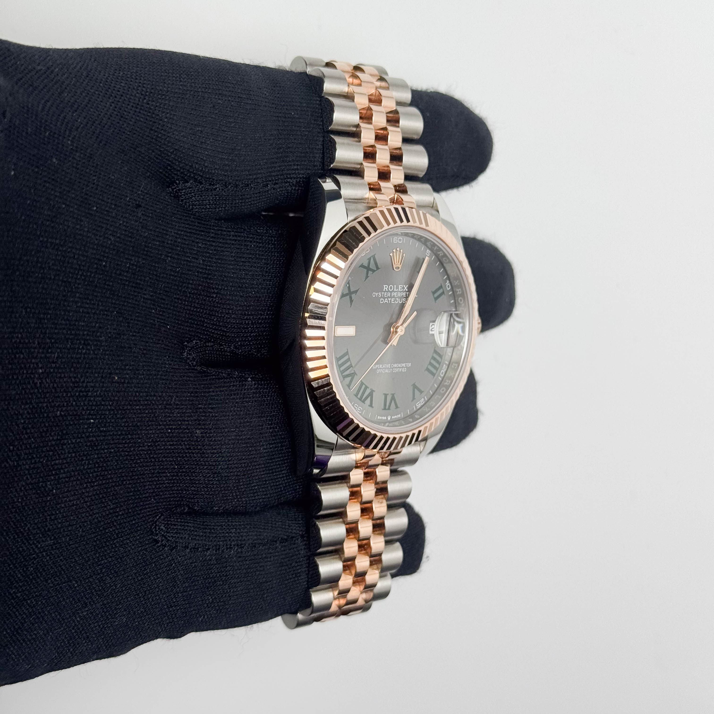 Rolex Datejust 41mm Wimbledon Dial Watch Ref# 126331 - Happy Jewelers Fine Jewelry Lifetime Warranty