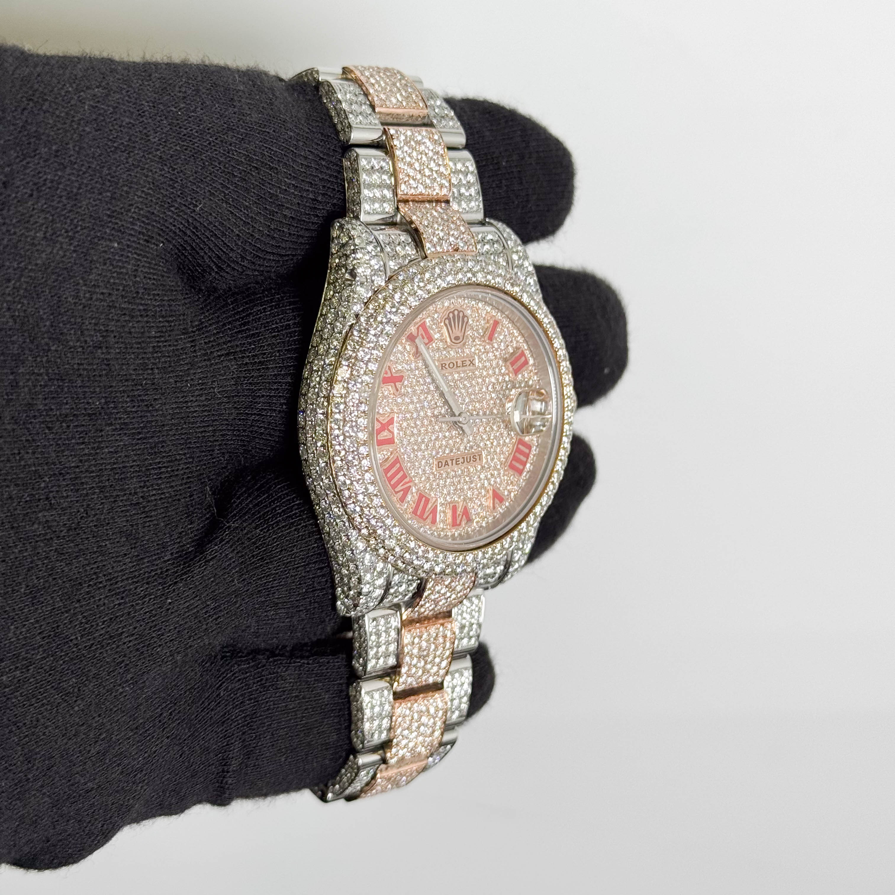 Rolex Datejust 41mm Pave Dial Watch Ref# 116300