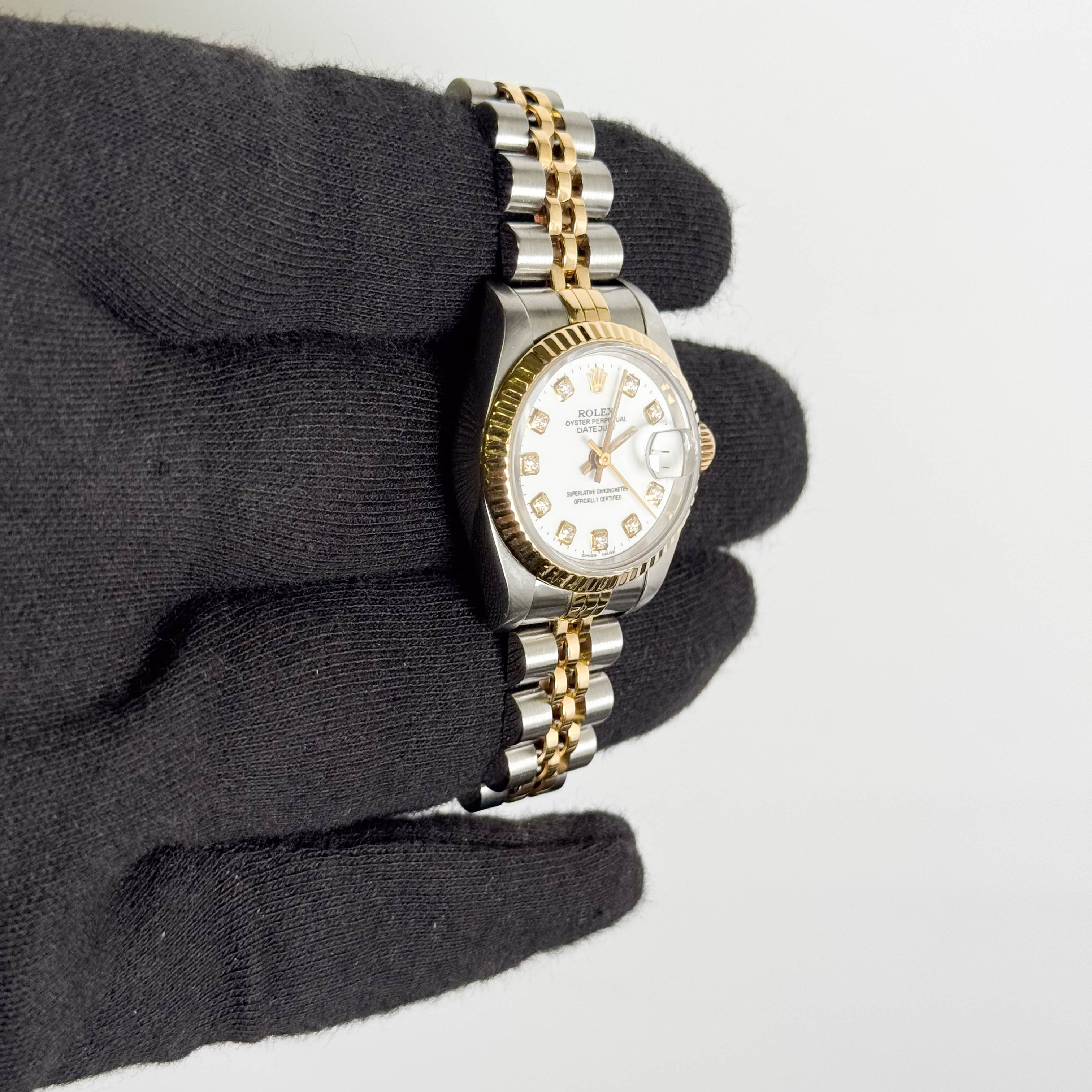 Rolex Datejust 26mm White Dial Watch Ref# 69173