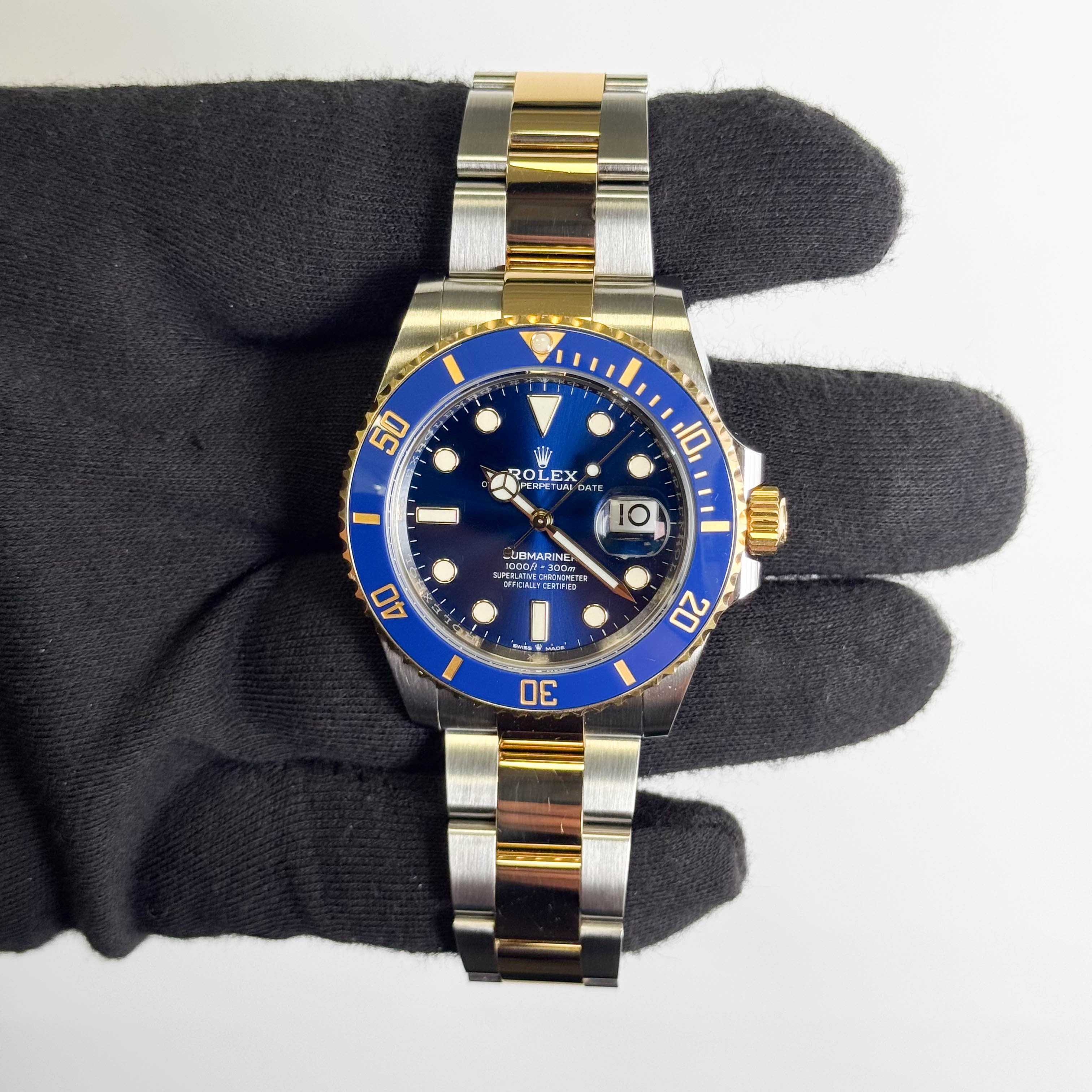 Rolex Submariner 41mm Blue Dial Watch Ref# 126613LB