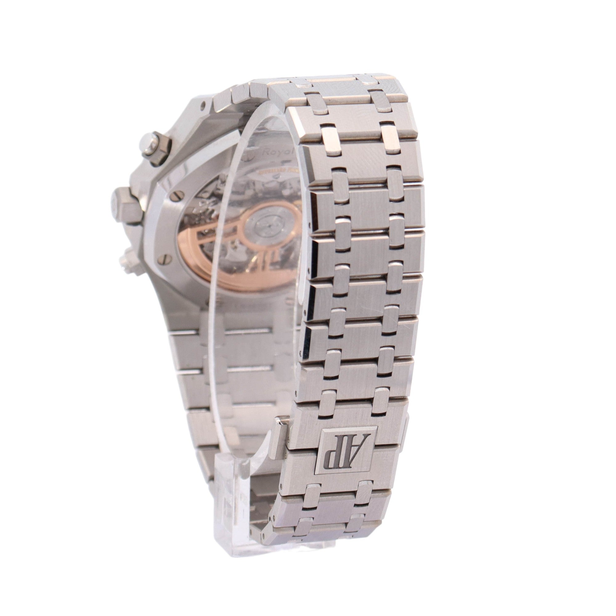 Audemars Piguet Royal Oak 41mm Stainless Steel Green Chronograph Dial Watch Reference #: 26240ST.OO.1320ST.08 - Happy Jewelers Fine Jewelry Lifetime Warranty