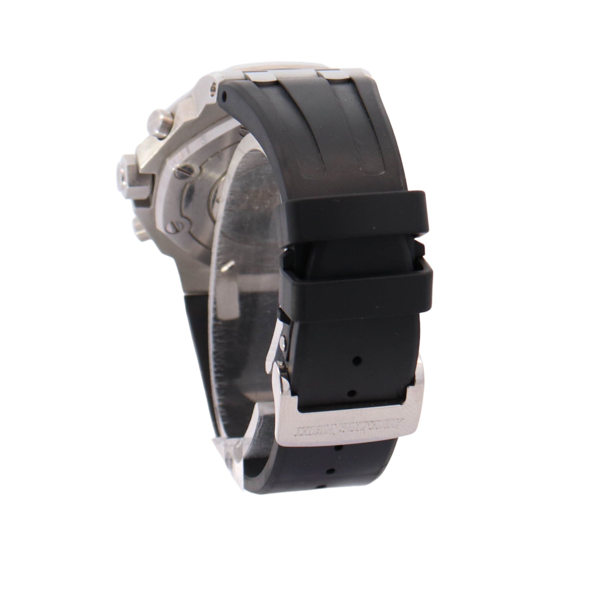 Audemars Piguet Royal Oak Offshore 37mm Stainless Steel Black Chronograph Dial Watch Reference #: 26231ST.ZZ.D002CA.01 - Happy Jewelers Fine Jewelry Lifetime Warranty