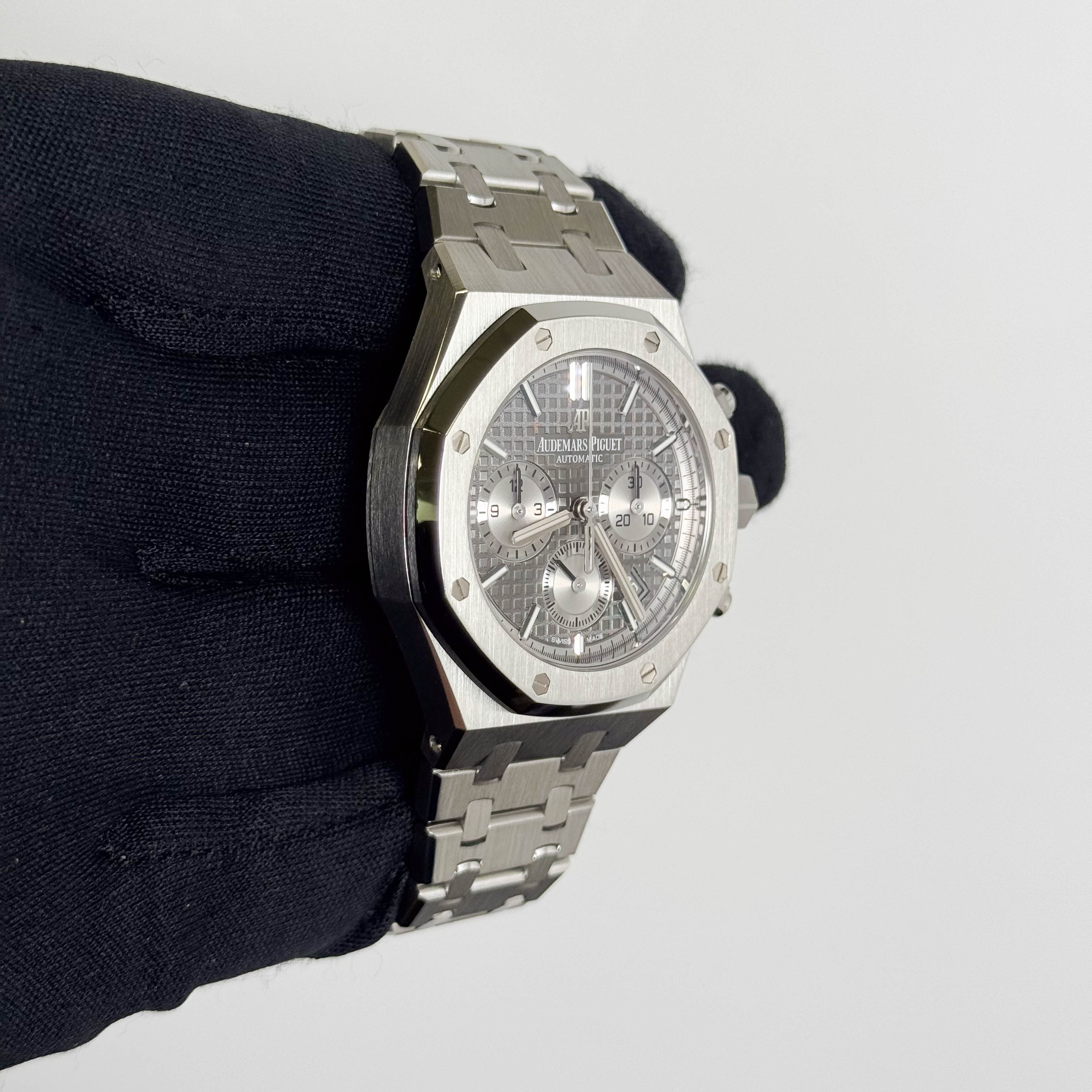Audemars Piguet Royal Oak 38mm Grey Dial Watch Ref# 26315ST.OO.1256ST.02 - Happy Jewelers Fine Jewelry Lifetime Warranty