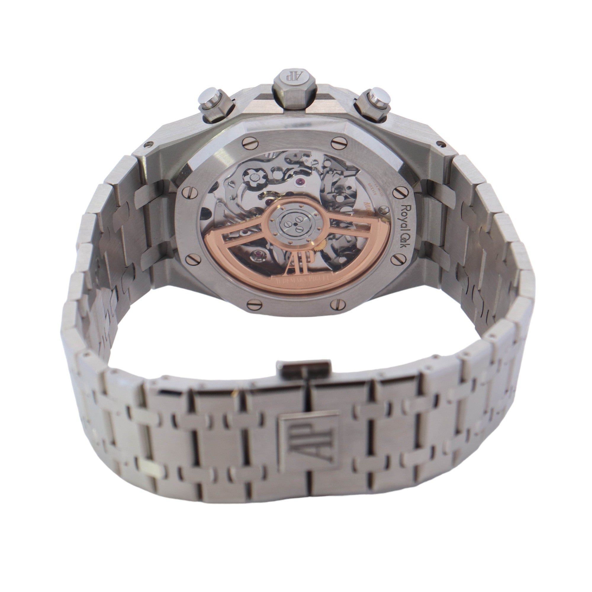 Audemars Piguet Royal Oak Stainless Steel 41mm Blue Chronograph Dial Watch Reference# 26240ST - Happy Jewelers Fine Jewelry Lifetime Warranty