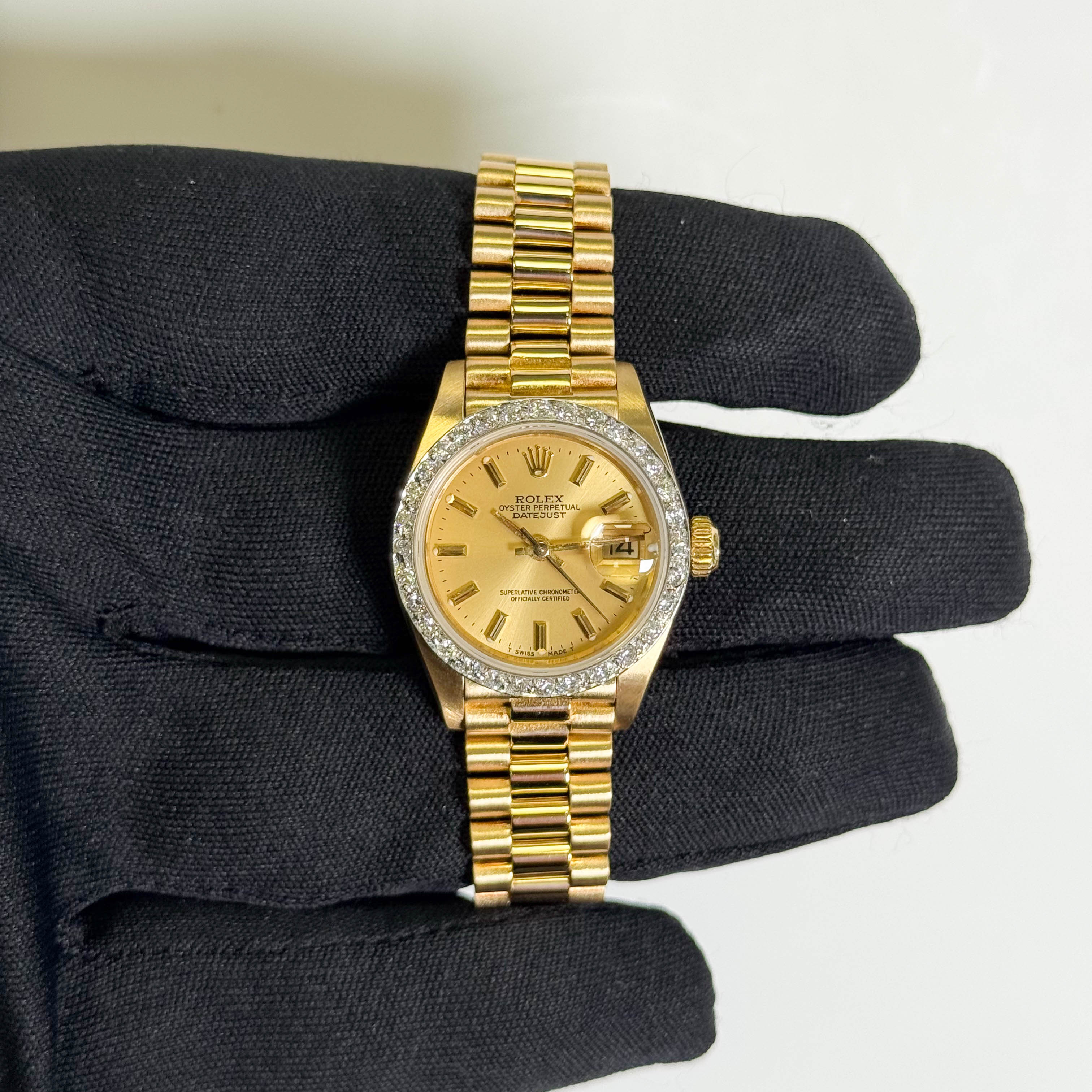 Rolex Datejust 26mm Champagne Dial Watch Ref# 69178
