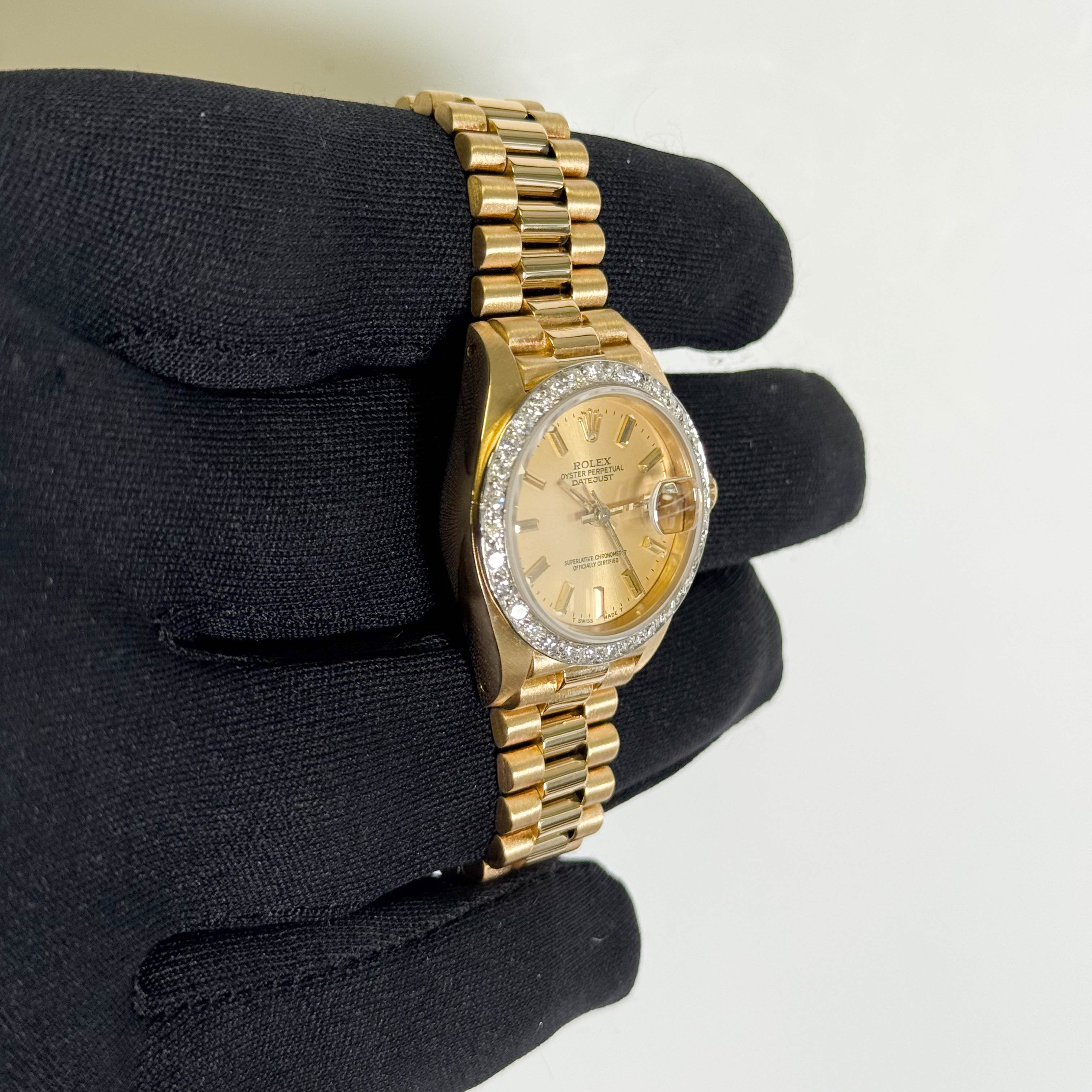 Rolex Datejust 26mm Champagne Dial Watch Ref# 69178