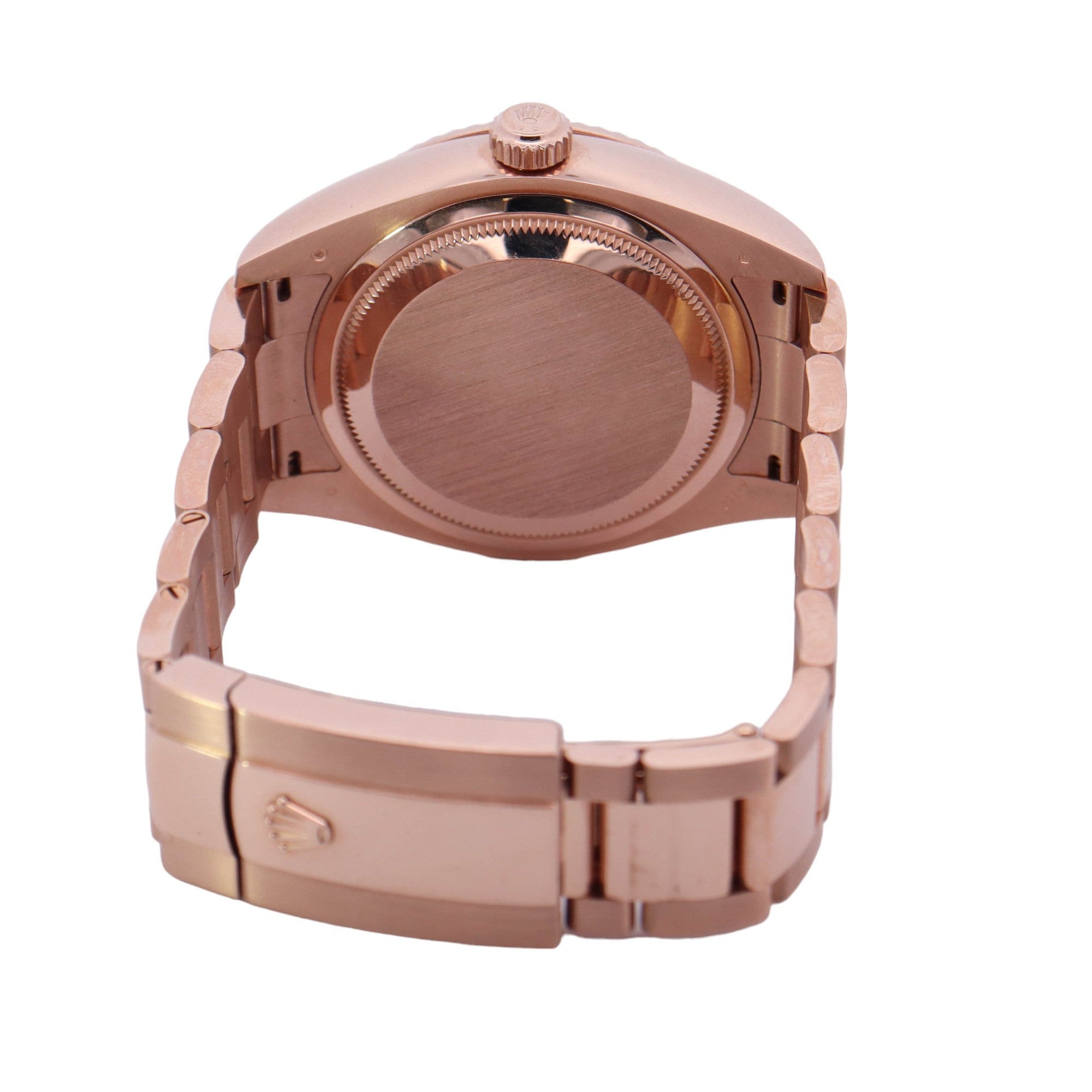 Rolex Sky-Dweller Rose Gold 42mm Chocolate Stick Dial Watch Reference #: 326935 - Happy Jewelers Fine Jewelry Lifetime Warranty