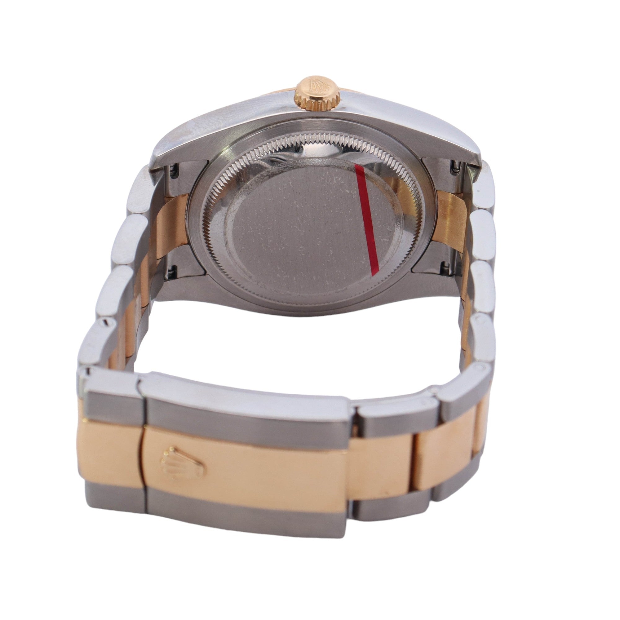 Rolex Datejust Two Tone Yellow Gold and Stainless Steel 36mm Champagne Jubilee Diamond Dial Watch Reference #: 116233 - Happy Jewelers Fine Jewelry Lifetime Warranty