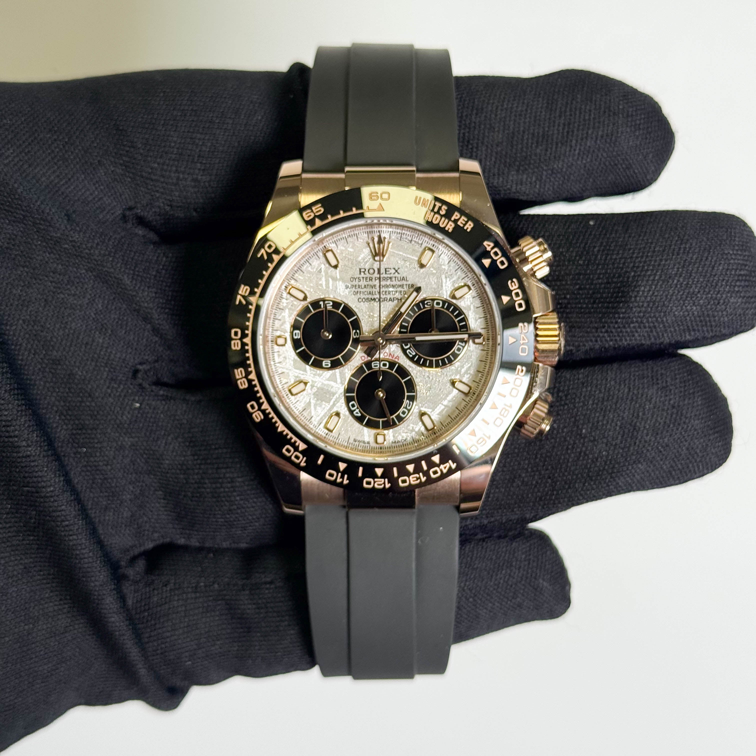 Rolex Daytona 40mm Meteorite Dial Watch Ref# 116515LN - Happy Jewelers Fine Jewelry Lifetime Warranty