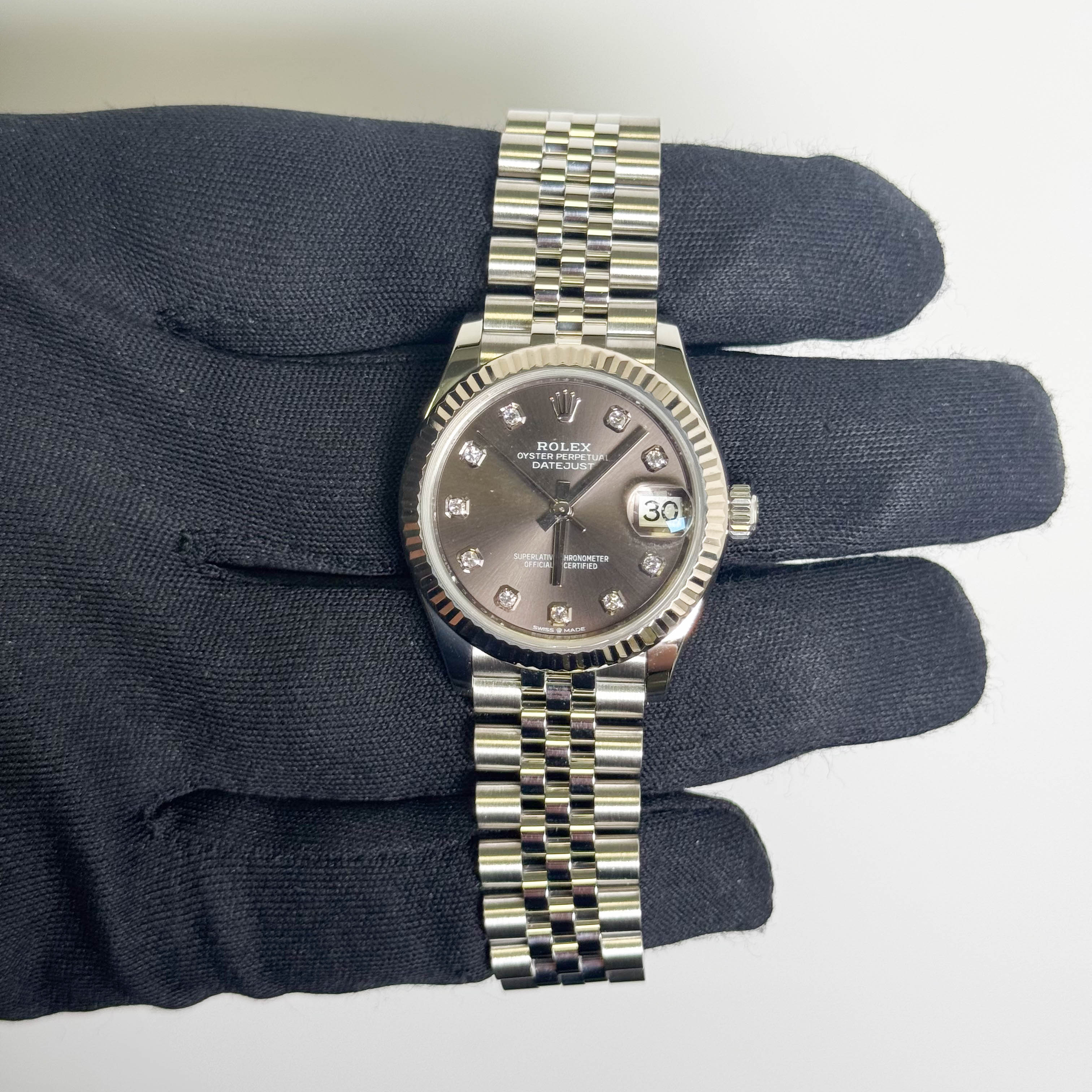 Rolex Datejust 31mm Gray Dial Watch Ref# 278274