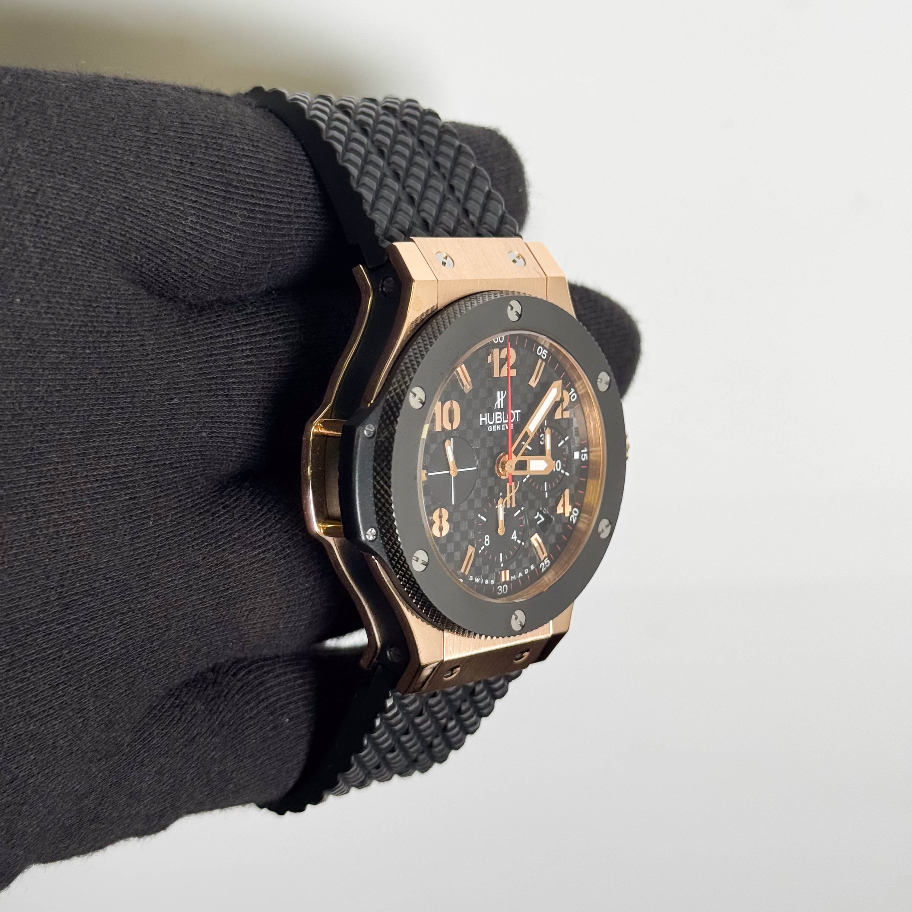 Hublot Big Bang 44mm Black Chronograph Dial Watch Ref# 301.PB.131.RX