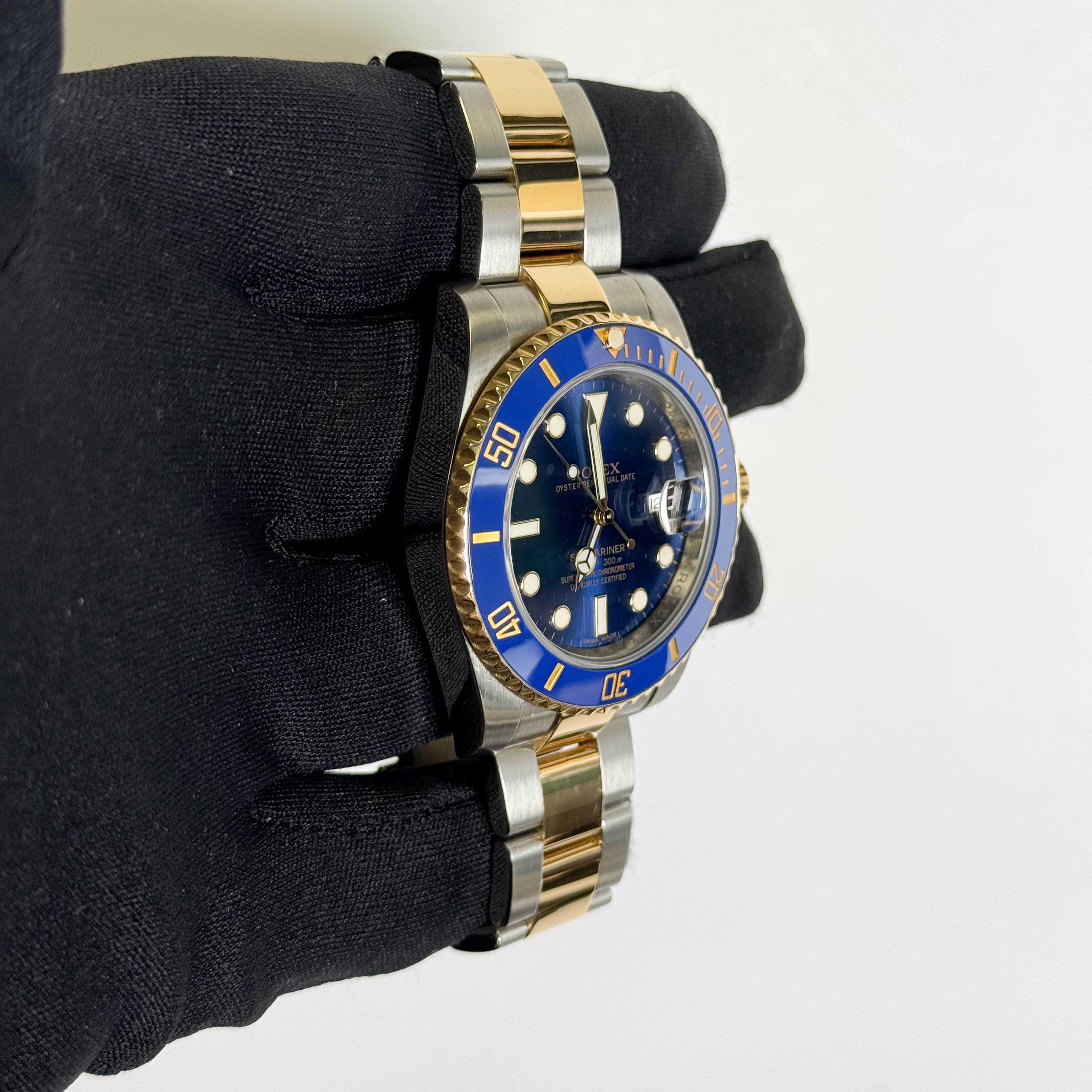 Rolex Submariner 40mm Blue Dial Watch Ref# 116613LB