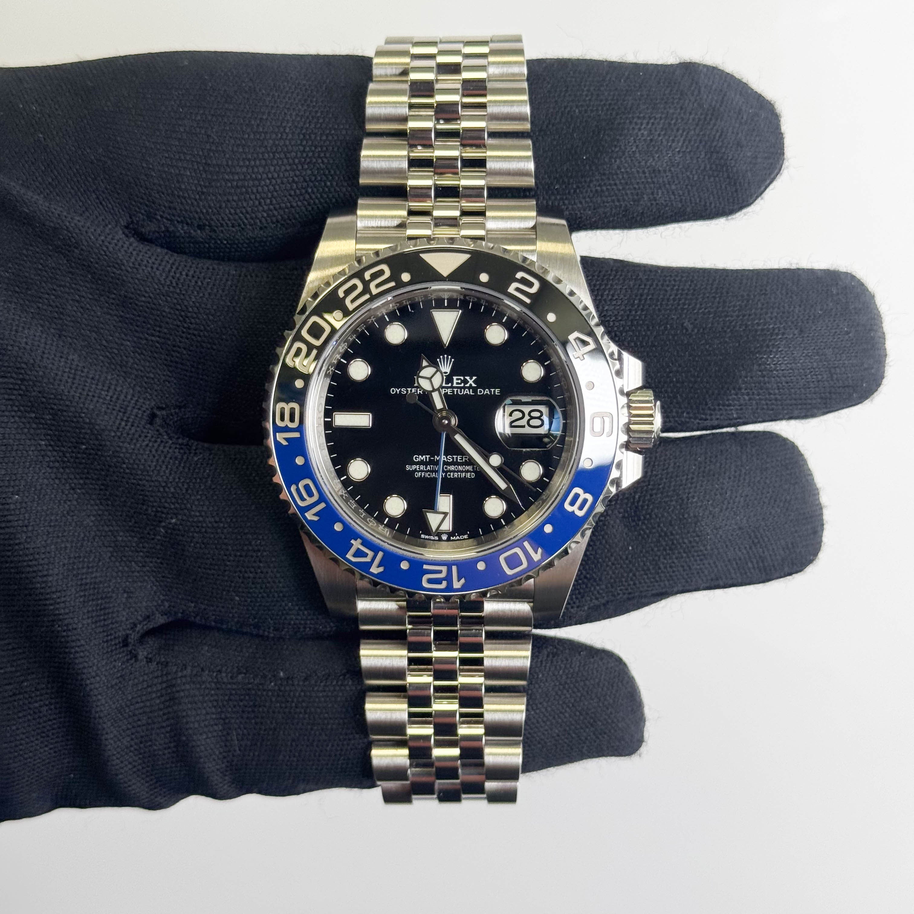 Rolex GMT Master II 40mm Black Dial Watch Ref# 126710BLNR