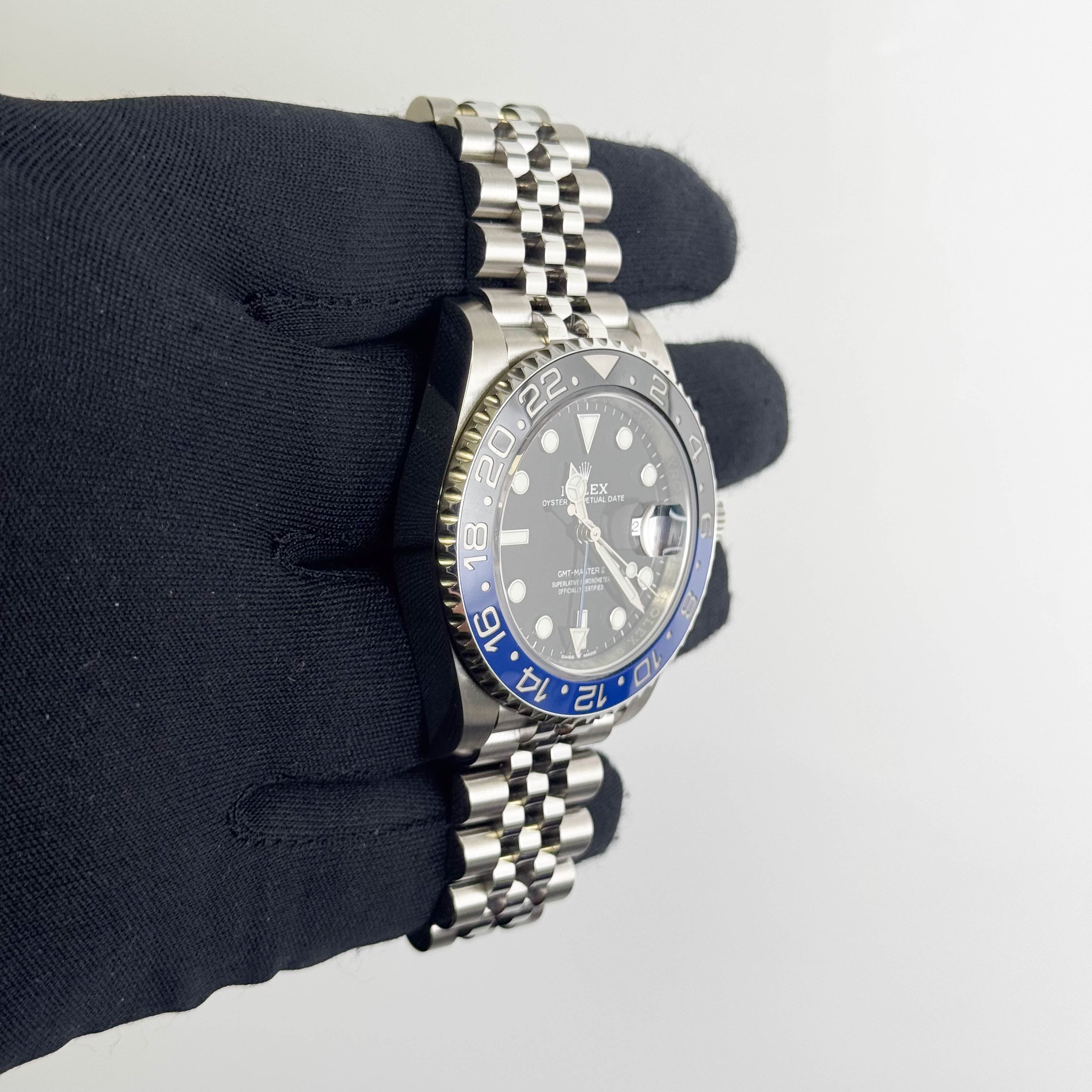 Rolex GMT Master II 40mm Black Dial Watch Ref# 126710BLNR