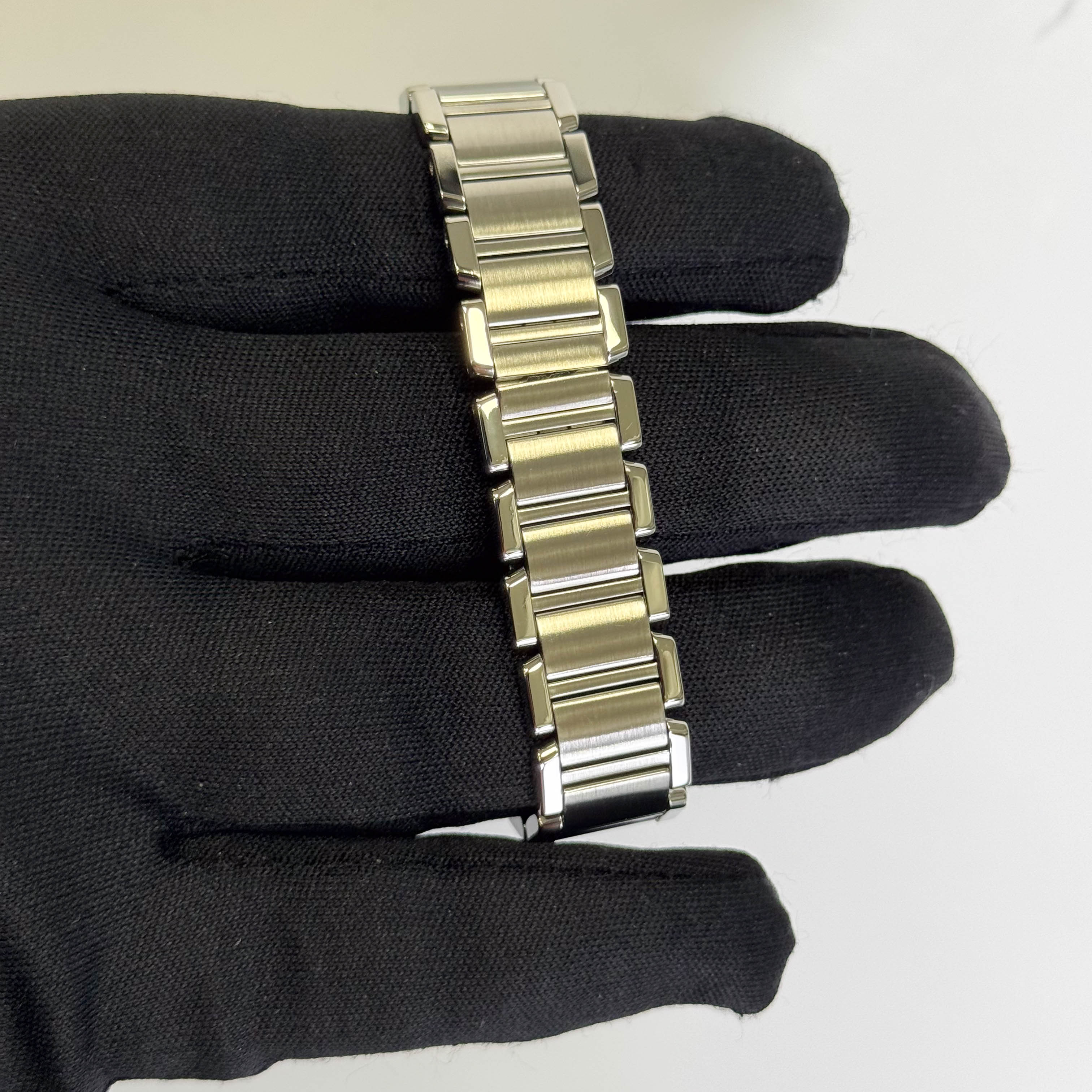 Cartier Tank Stainless Steel 20mm Ivory Dial Watch Ref# W51008Q3 - Happy Jewelers Fine Jewelry Lifetime Warranty