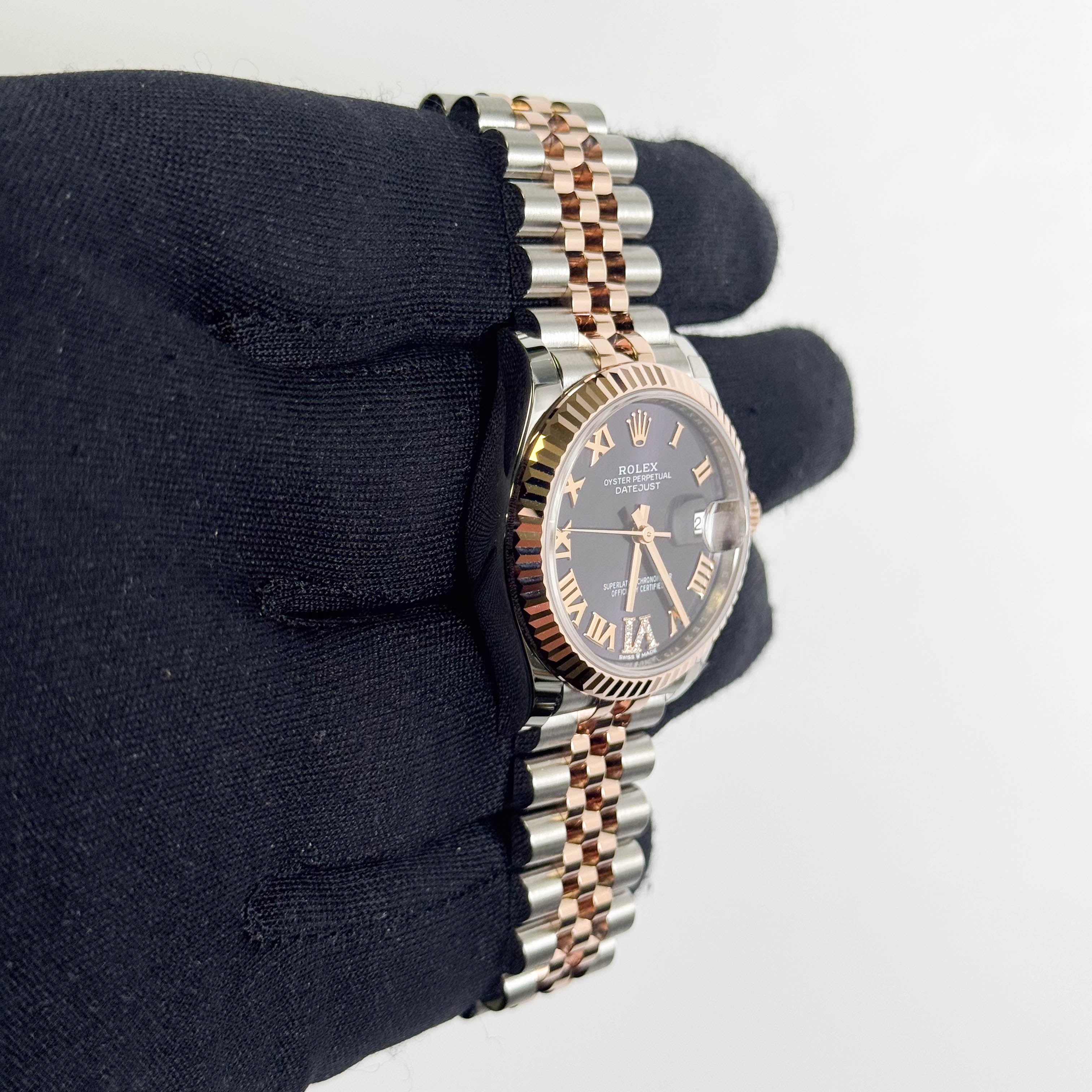 Rolex Datejust 31mm Purple Dial Watch Ref# 278271 - Happy Jewelers Fine Jewelry Lifetime Warranty
