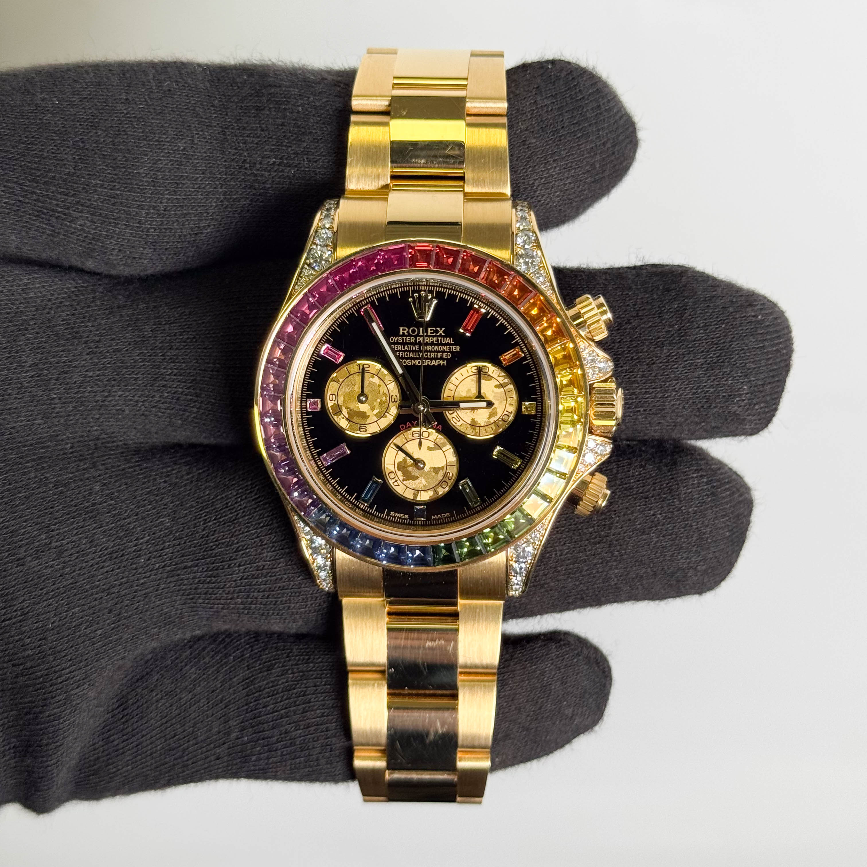 Rolex Daytona 40mm Black Dial Watch Ref # 116598RBOW