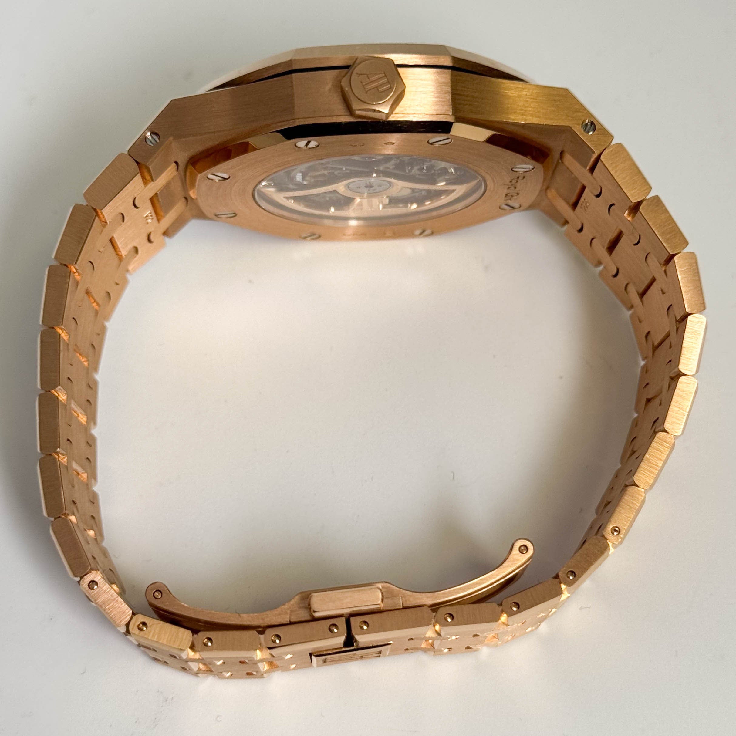 Audemars Piguet Royal Oak 41mm Open Work Dial Watch Ref# 154070R.OO.1220OR.01