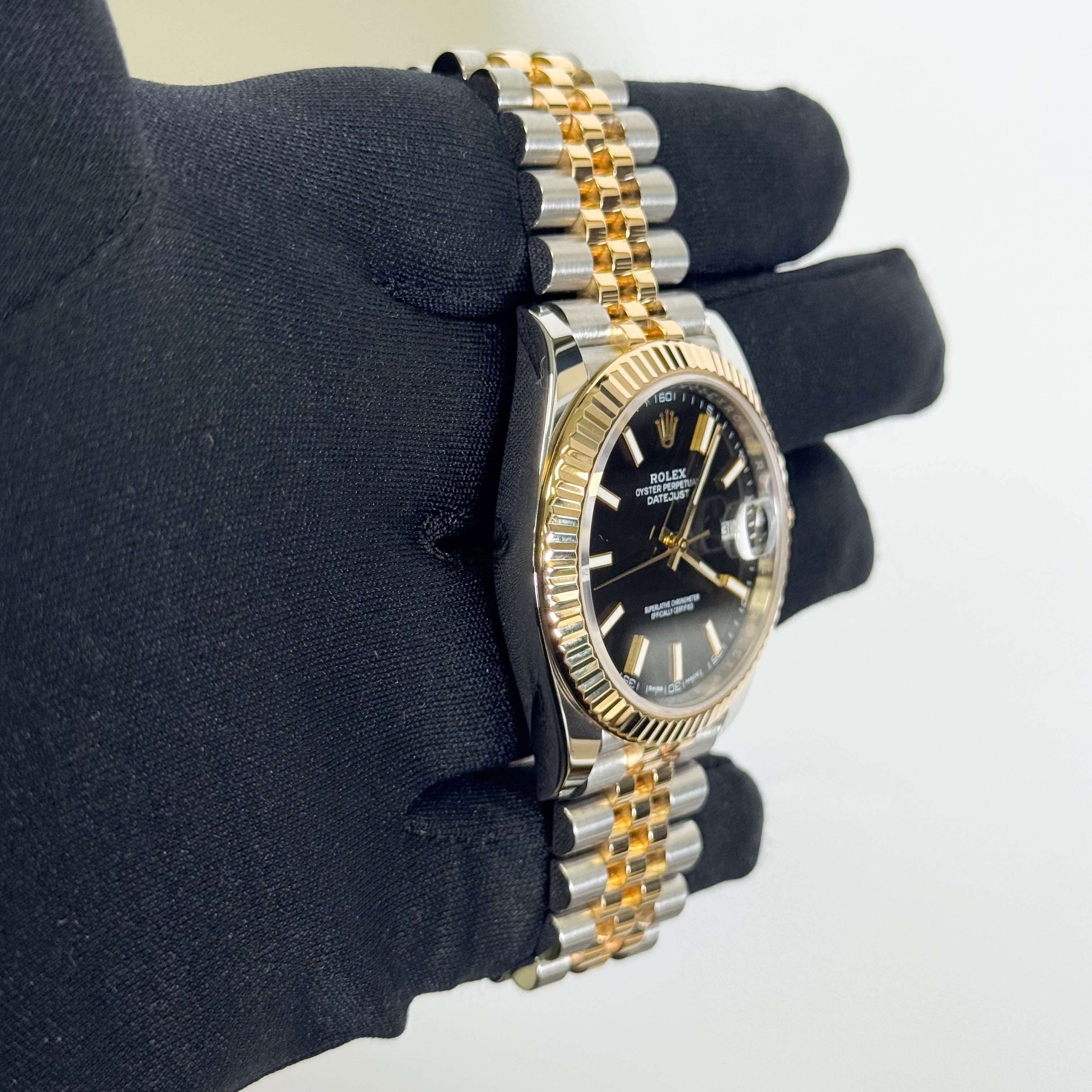 Rolex Datejust 41mm Black Dial Watch Ref# 126333