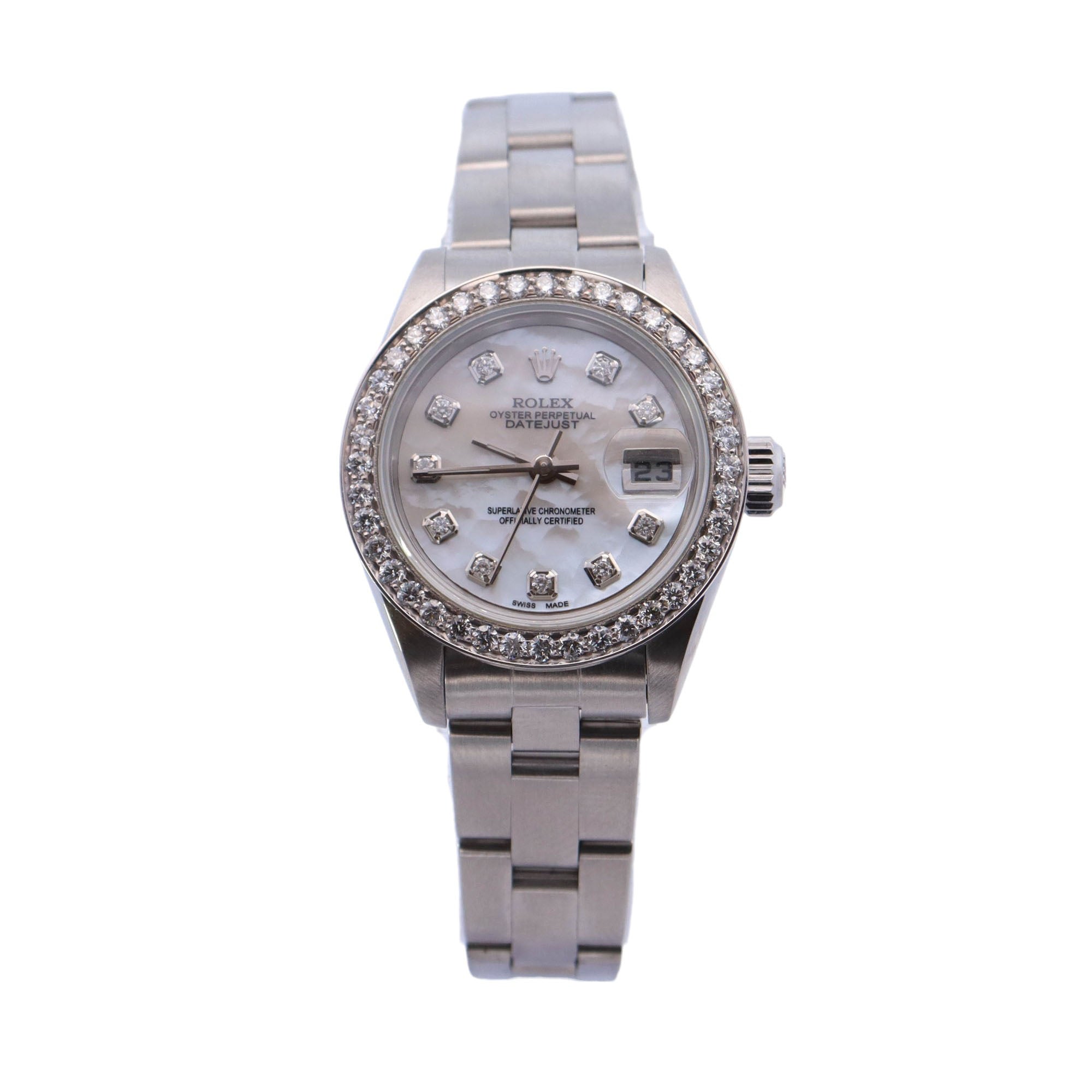 Rolex Datejust Stainless Steel 26mm Blue Stick Dial Watch Ref# 79160 - Happy Jewelers Fine Jewelry Lifetime Warranty