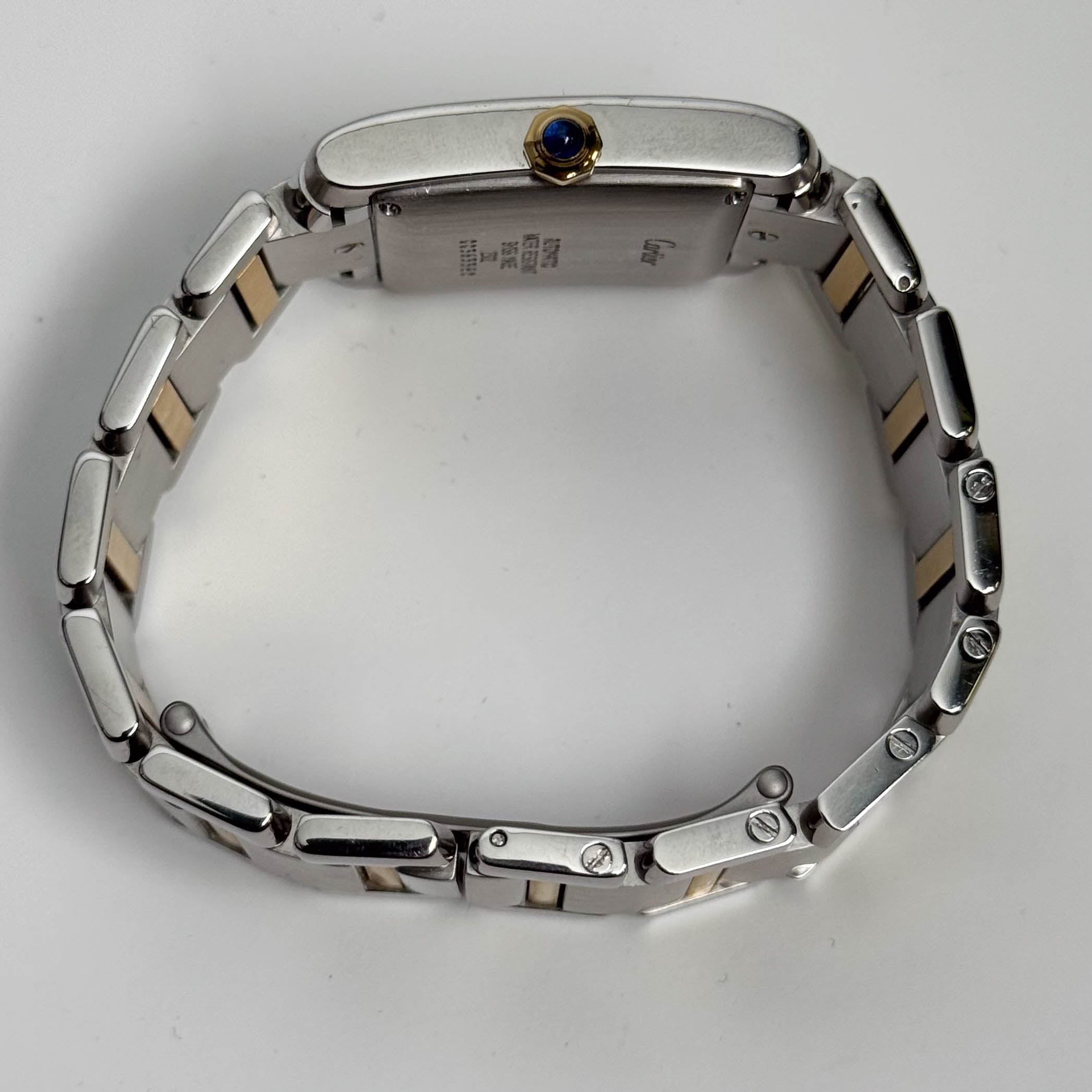 Cartier Tank Stainless Steel 32mm White Dial Watch Ref# W51005Q4 - Happy Jewelers Fine Jewelry Lifetime Warranty