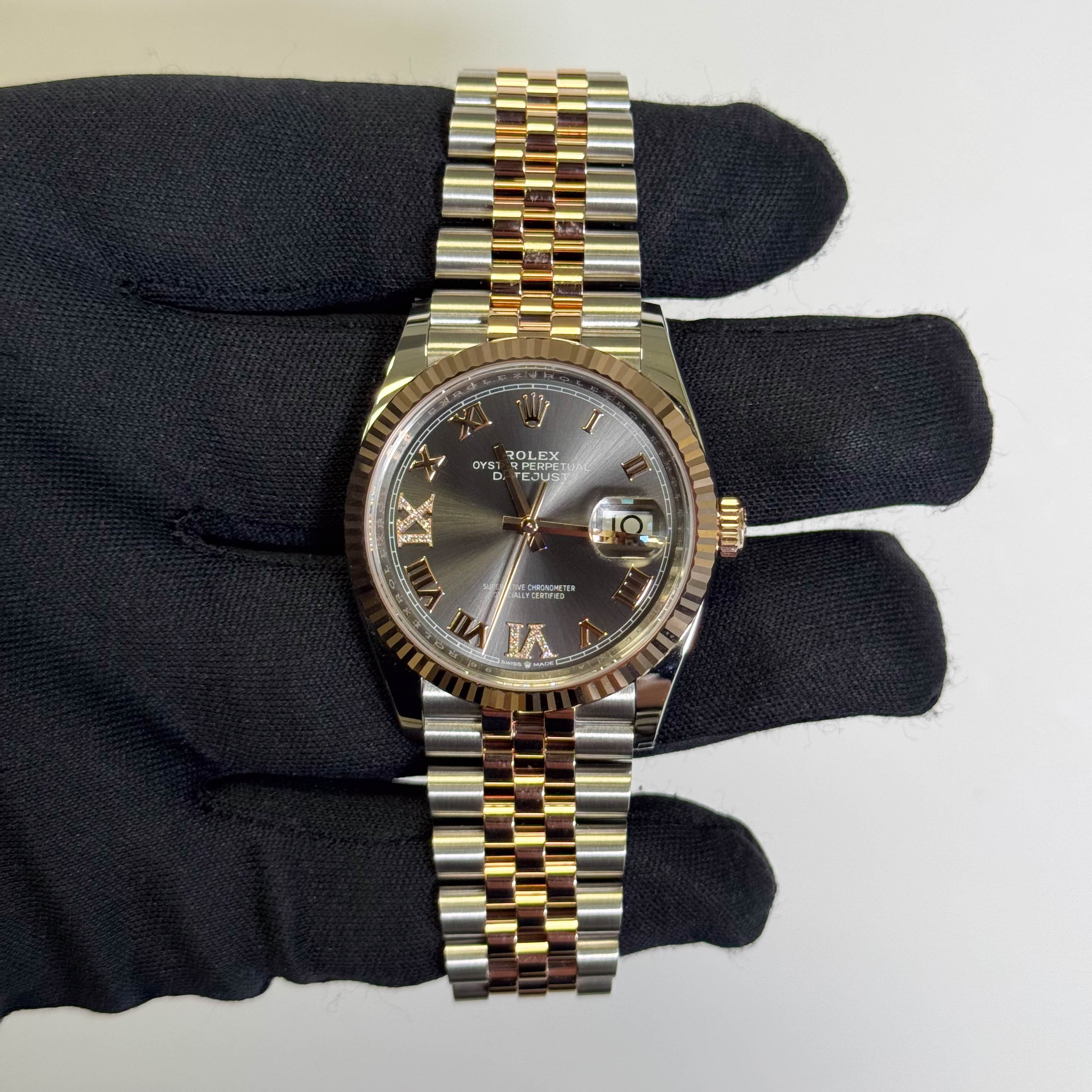 Rolex Datejust 36mm Rhodium Dial Watch Ref# 126231