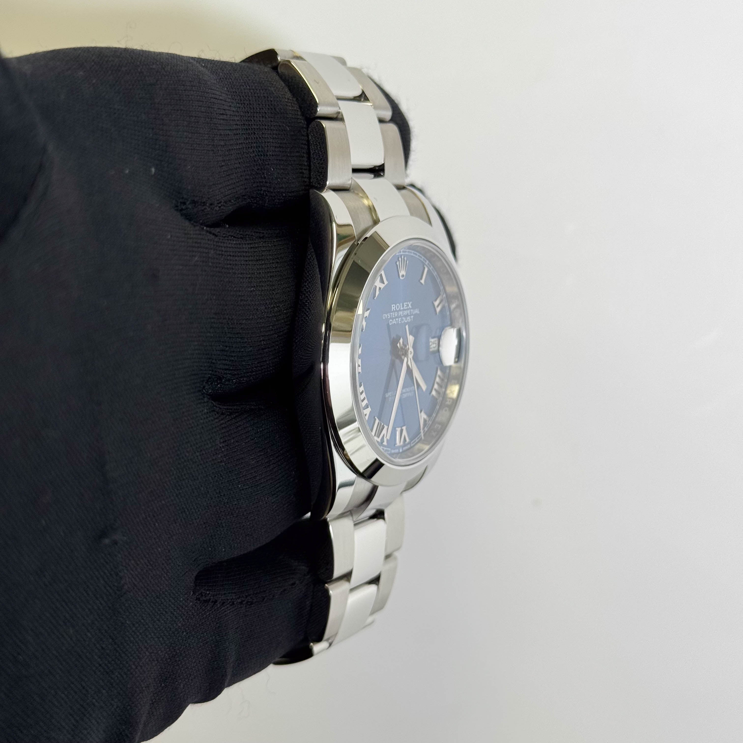 Rolex Datejust 41mm Blue Dial Watch Ref# 126300