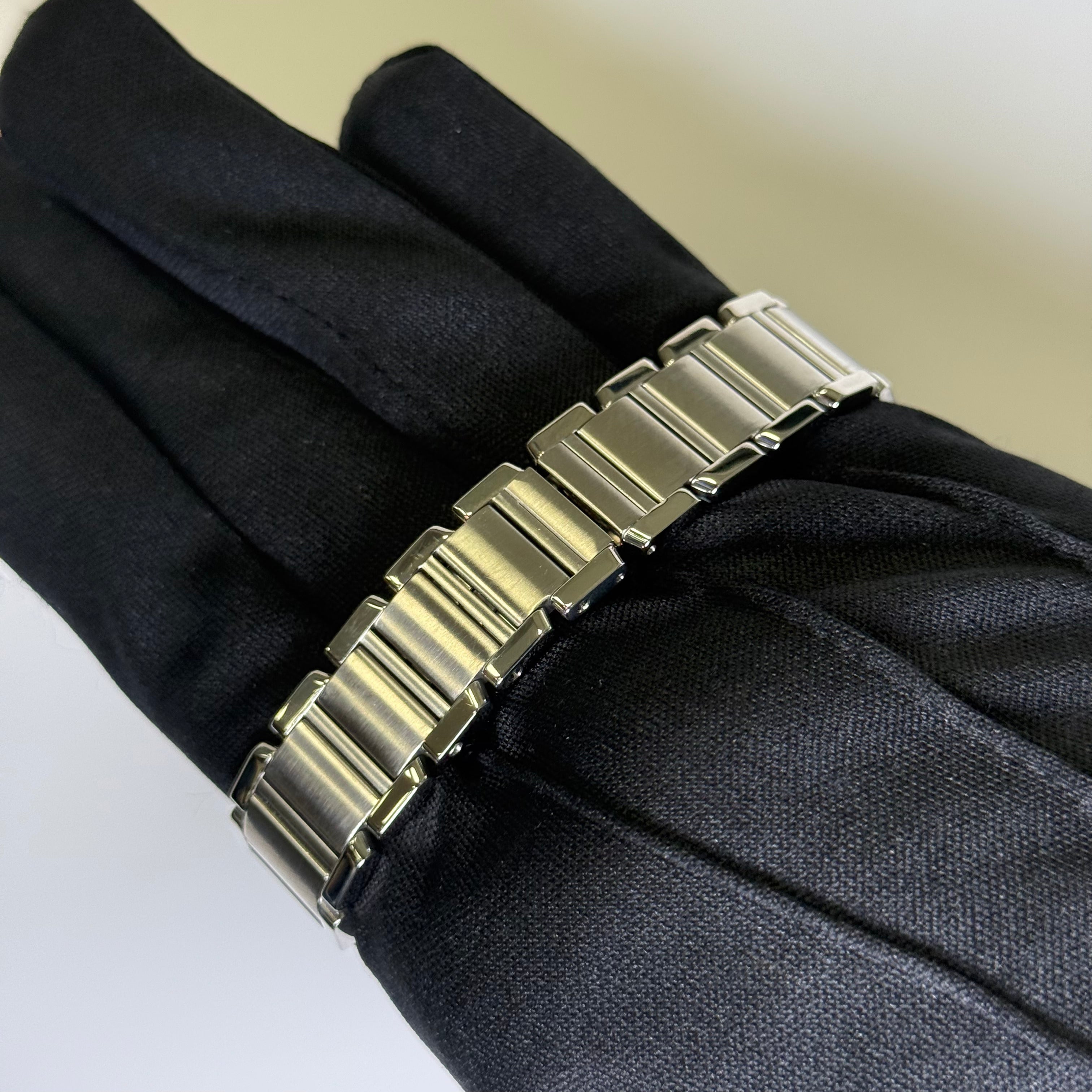 Cartier Tank 20mm Ivory Dial Watch Ref# W51008Q3