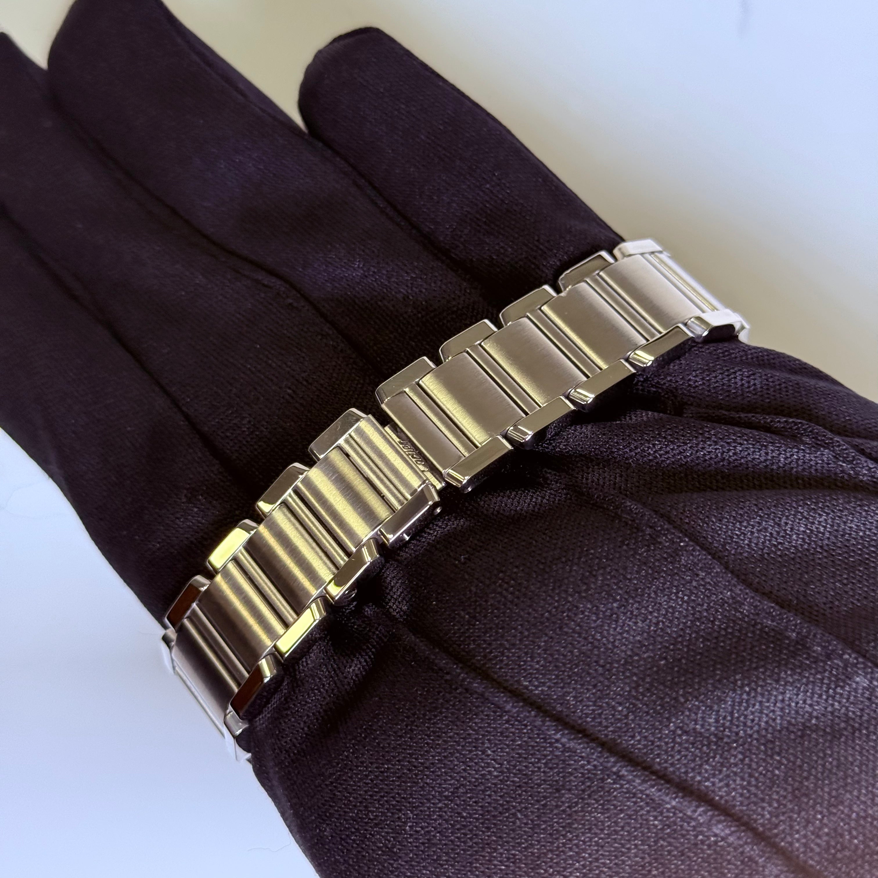 Cartier Tank 20mm Ivory Dial Watch Ref# W51008Q3