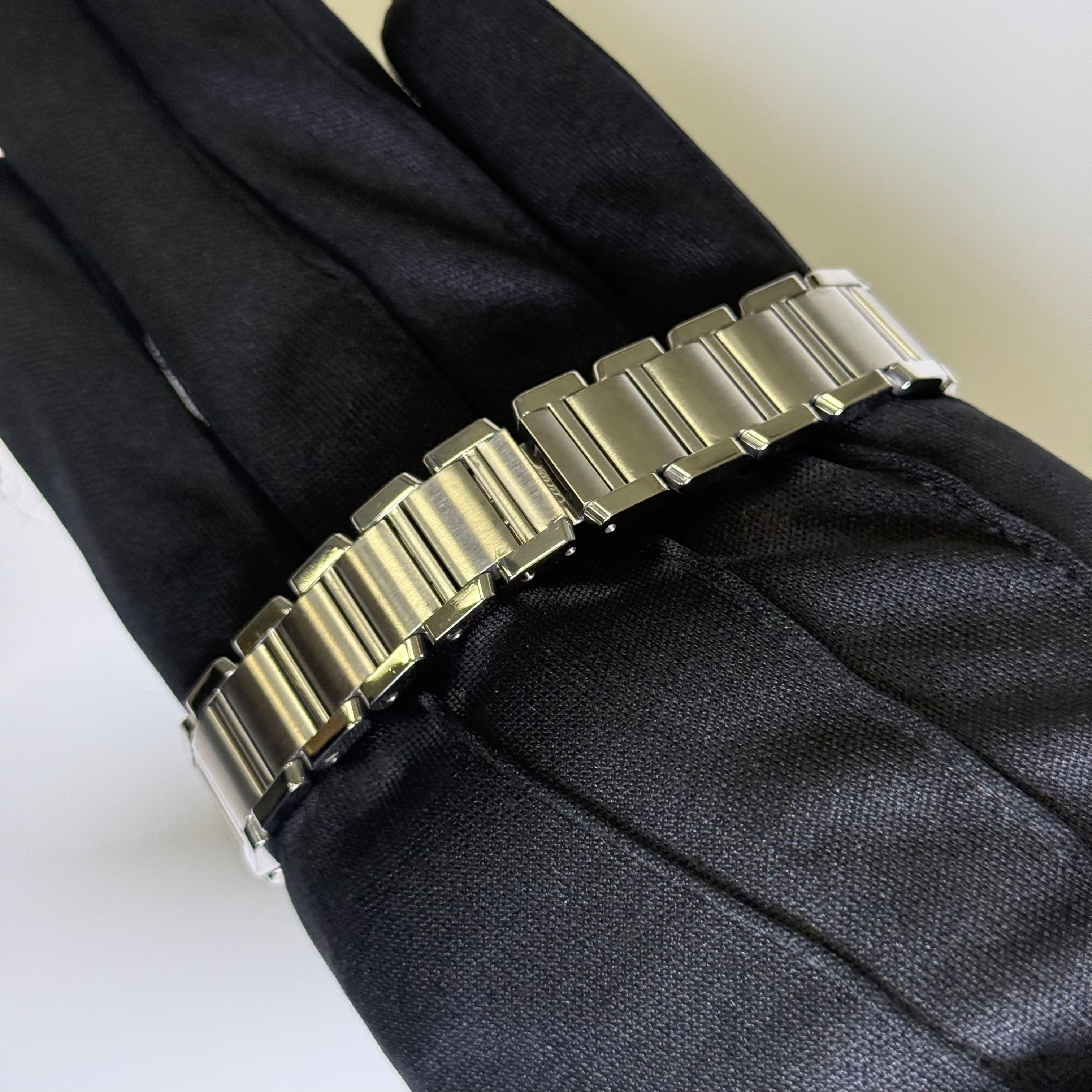 Cartier Tank 20mm Ivory Dial Watch Ref# W51008Q3