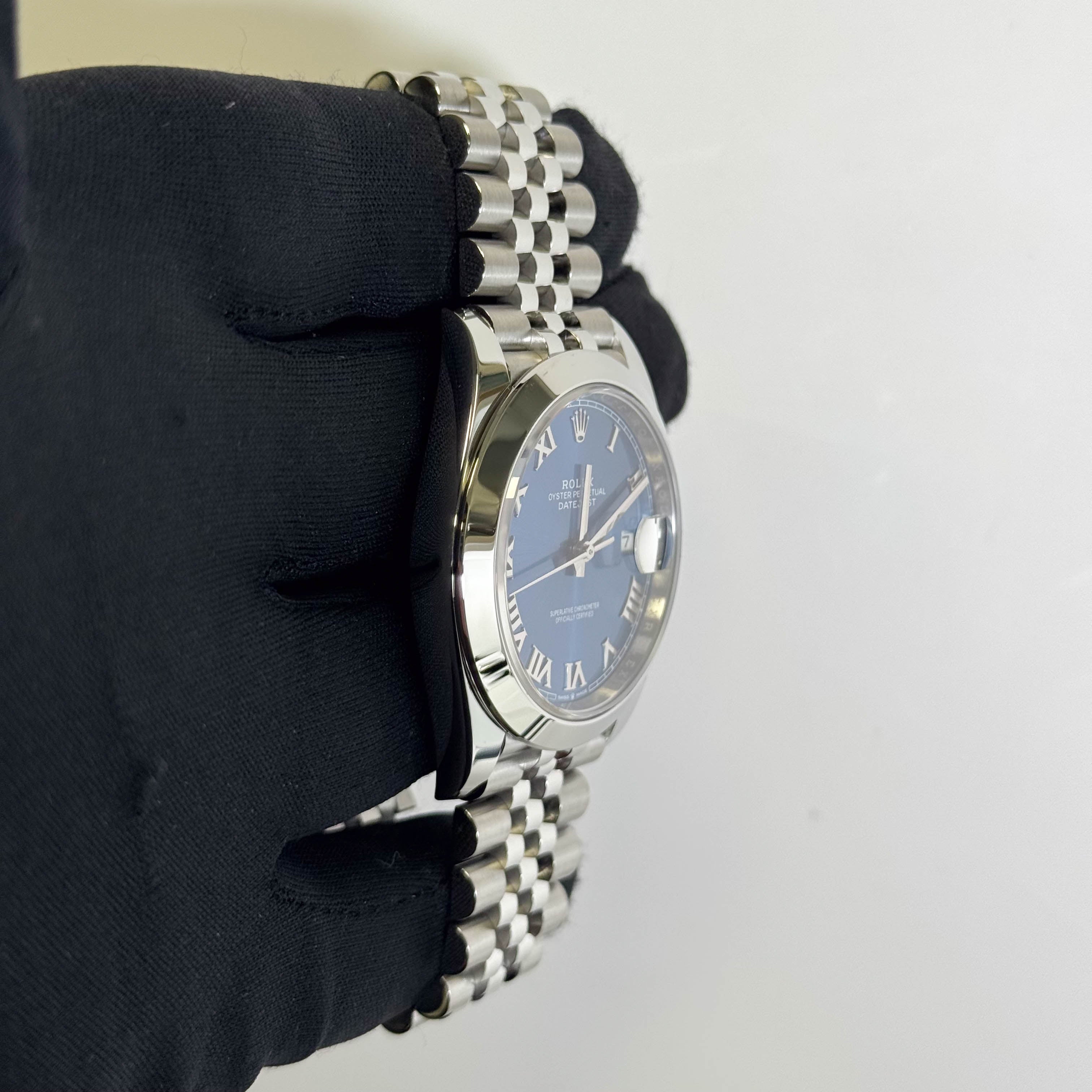 Rolex Datejust 41mm Blue Dial Watch Ref# 126300