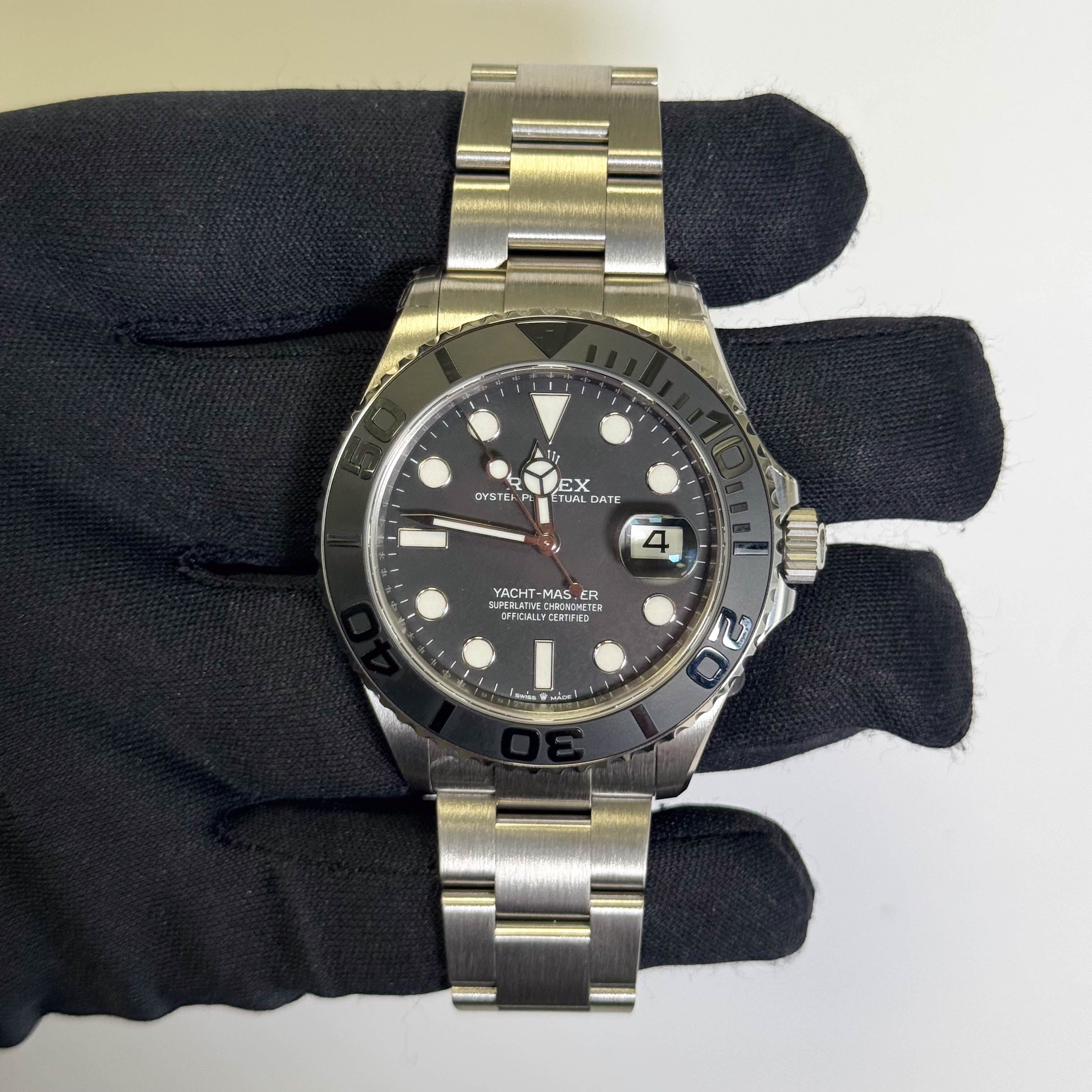 Rolex Yacht-Master 42mm Black Dial Watch Ref# 226627