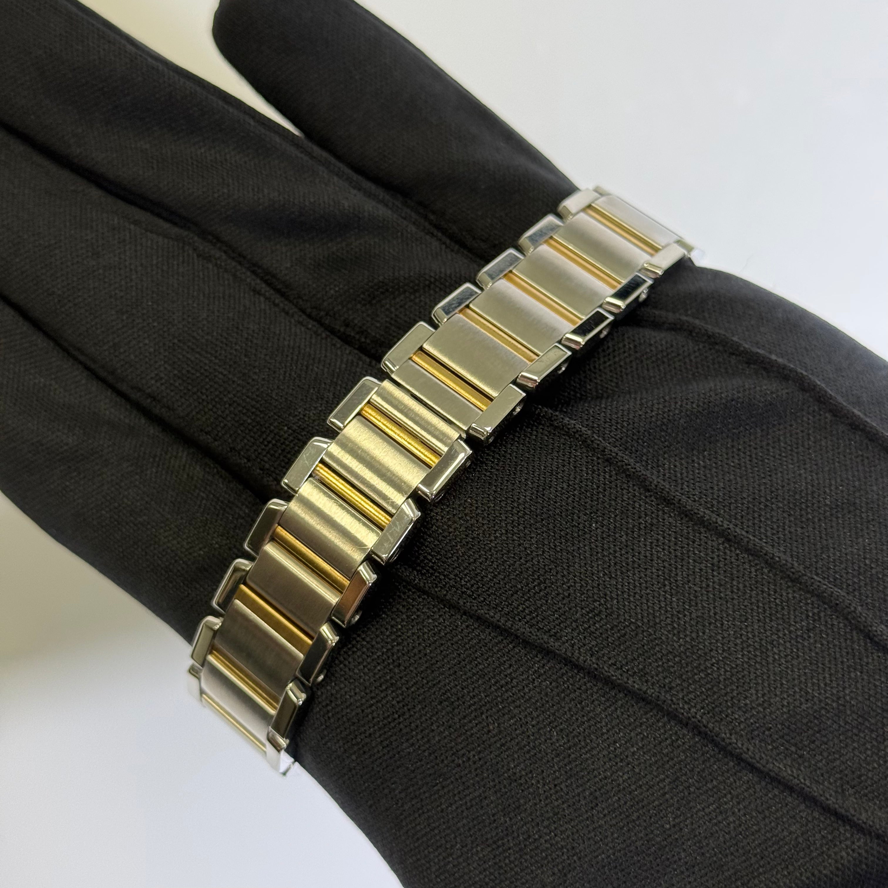 Cartier Tank 20mm White Dial Watch Ref# W51007Q4