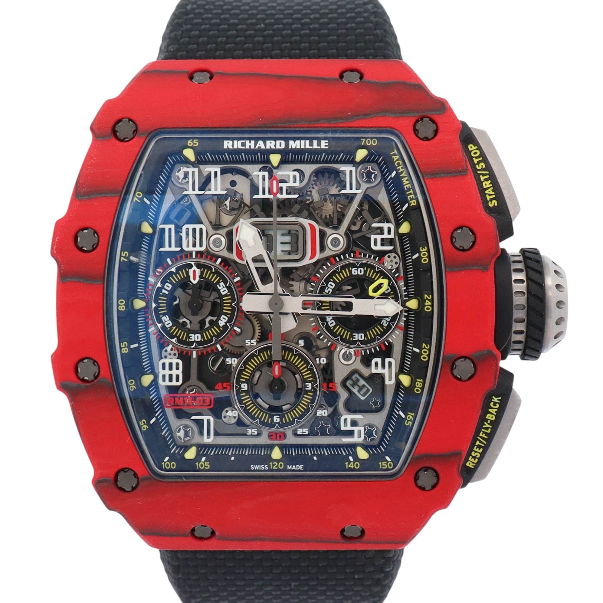 Richard Mille RM11-03 44mm Openwork Dial Watch Ref# RM11-03 - Happy Jewelers Fine Jewelry Lifetime Warranty