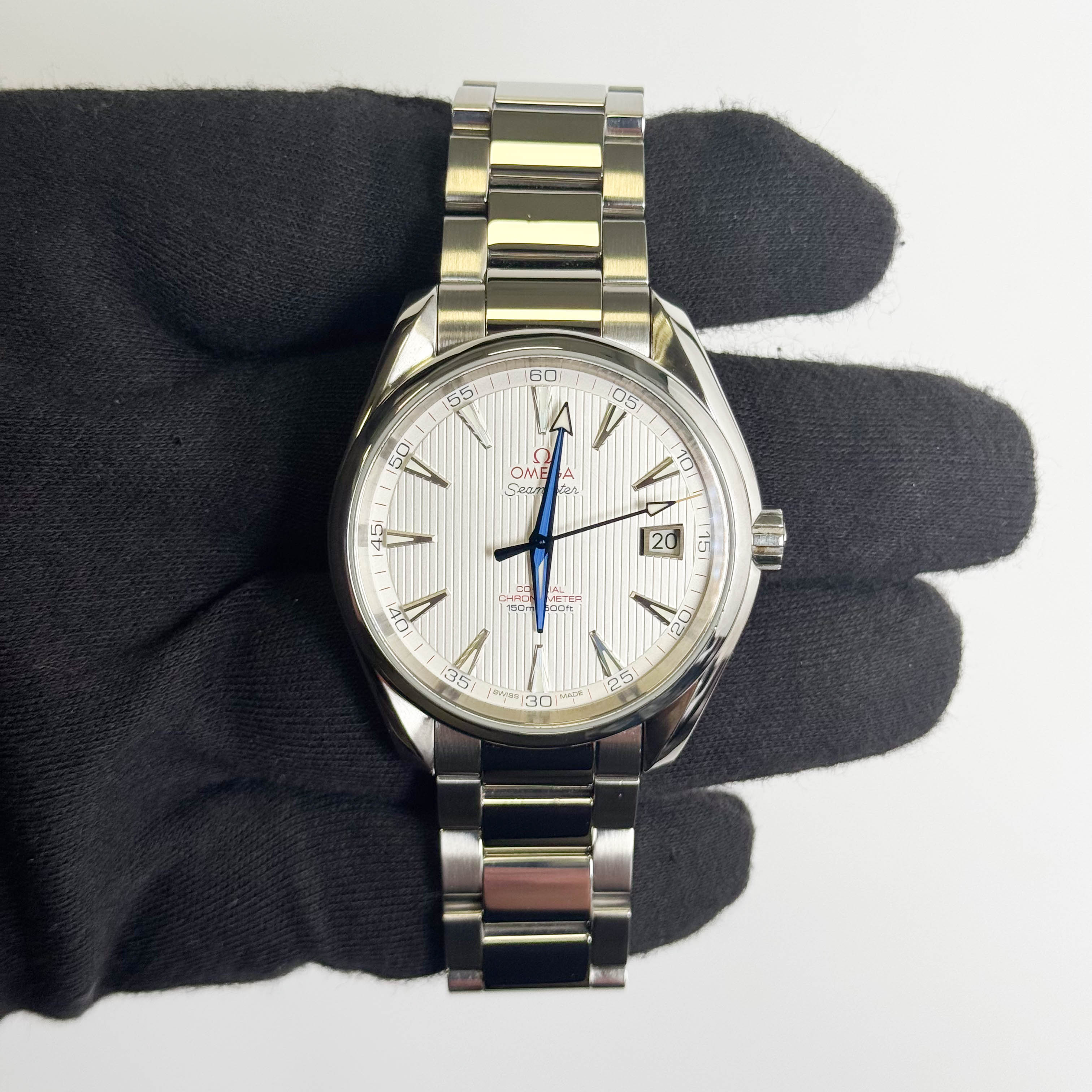 Omega Seamaster Aqua Terra 41.5mm White Dial Watch Ref# 231.10.42.21.02.002