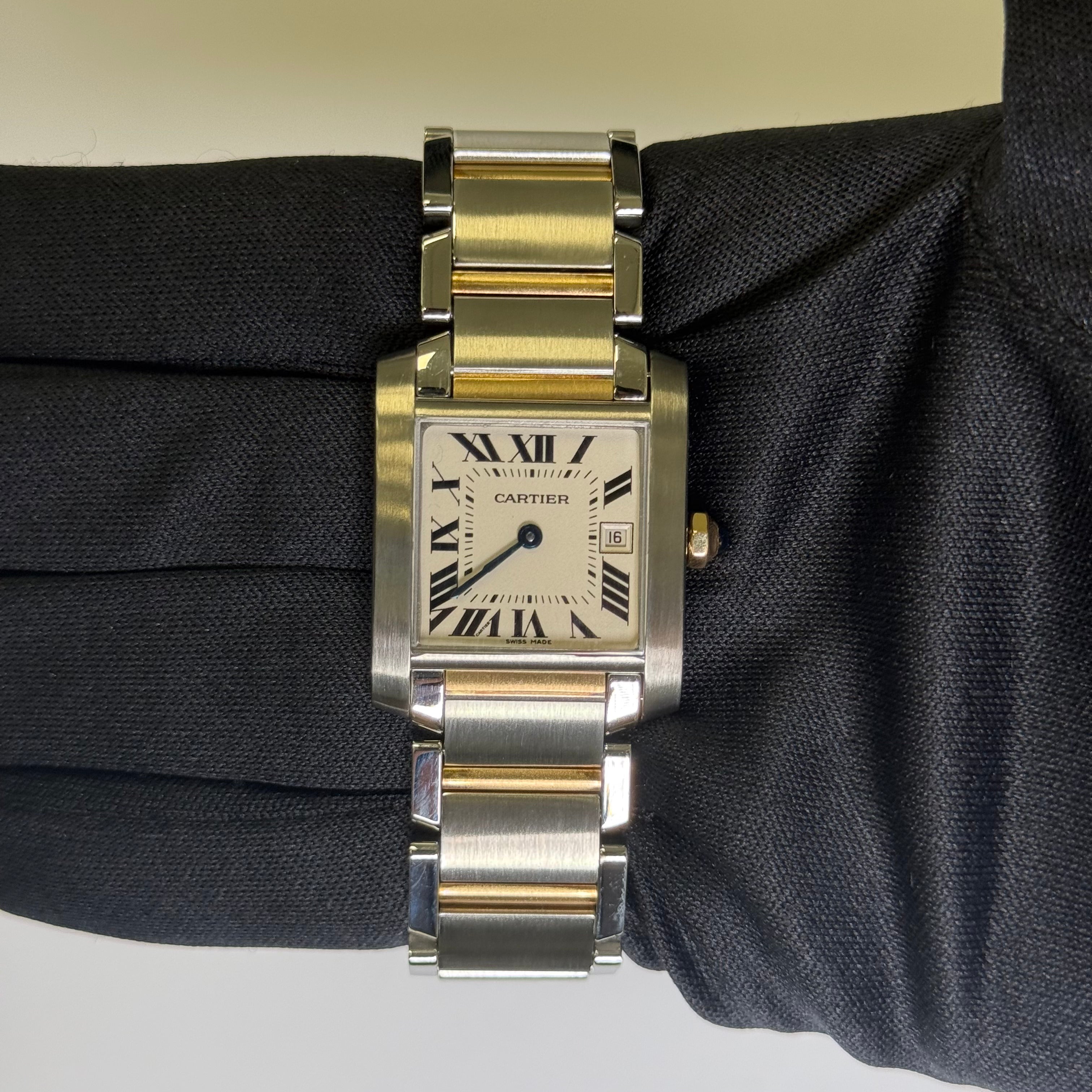 Cartier Tank 25mm White Dial Watch Ref# W51012Q4