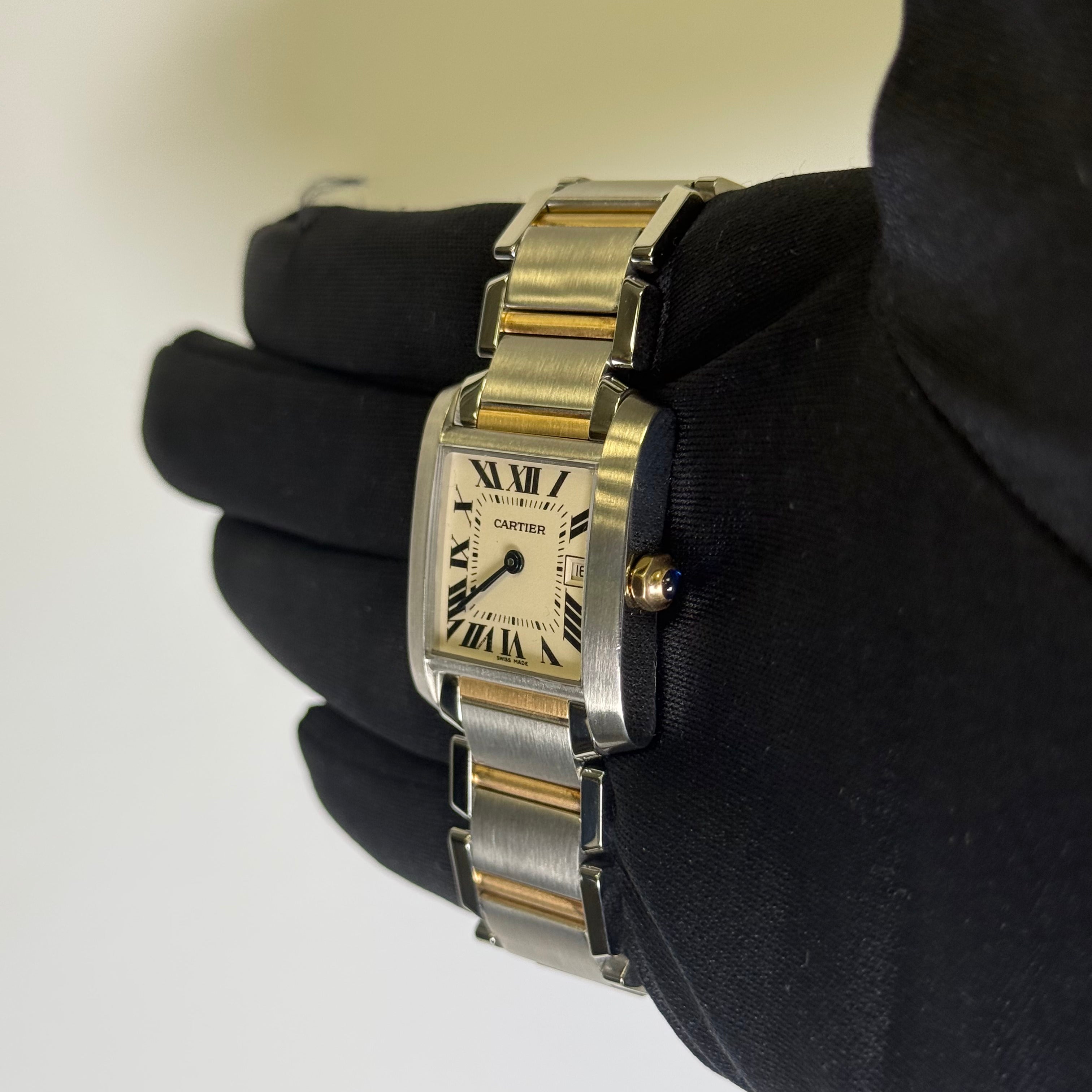 Cartier Tank 25mm White Dial Watch Ref# W51012Q4